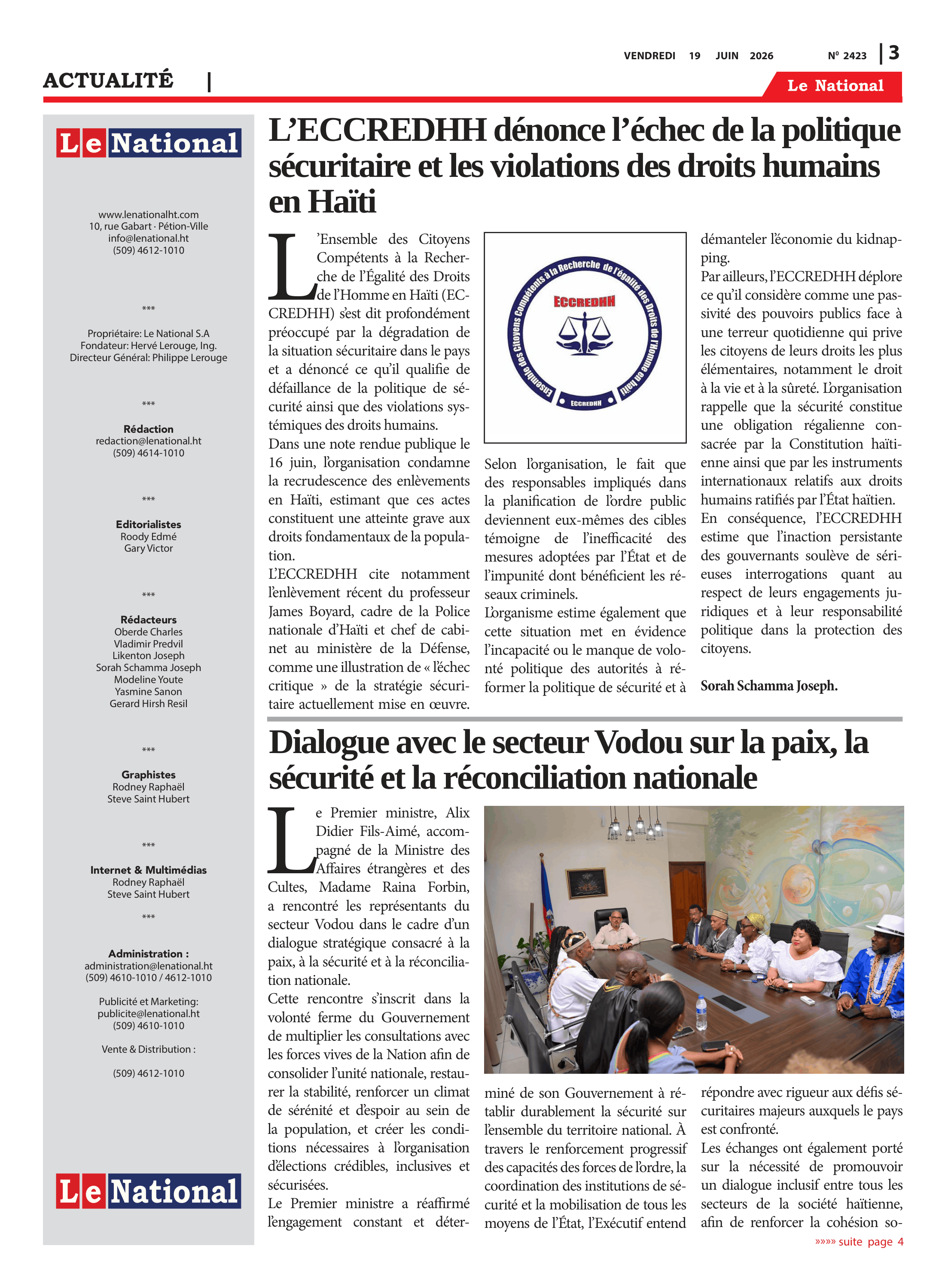 Page 3 de l'édition 2423