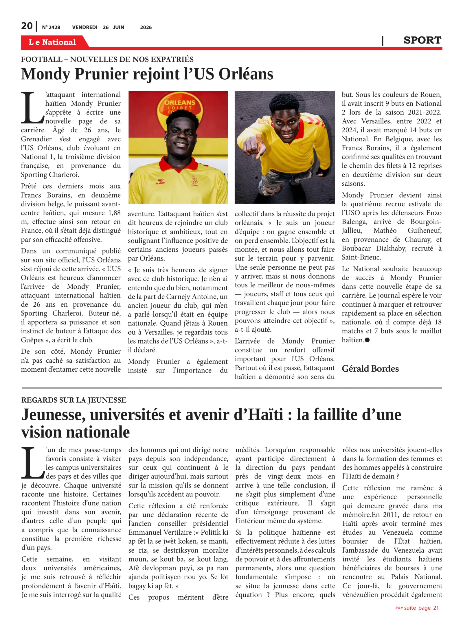 Page 20 de l'édition 2428