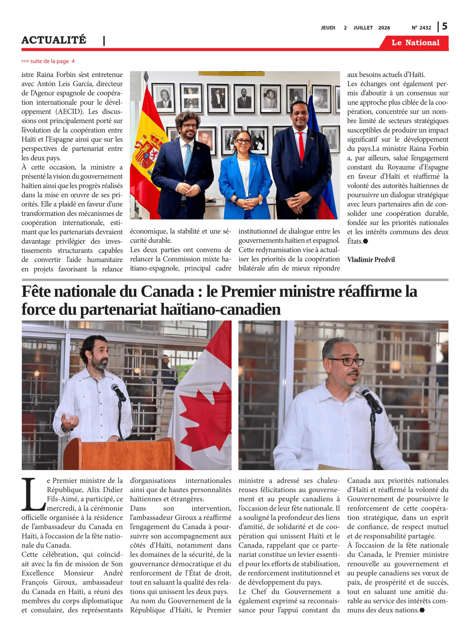 Page 5 de l'édition 2432