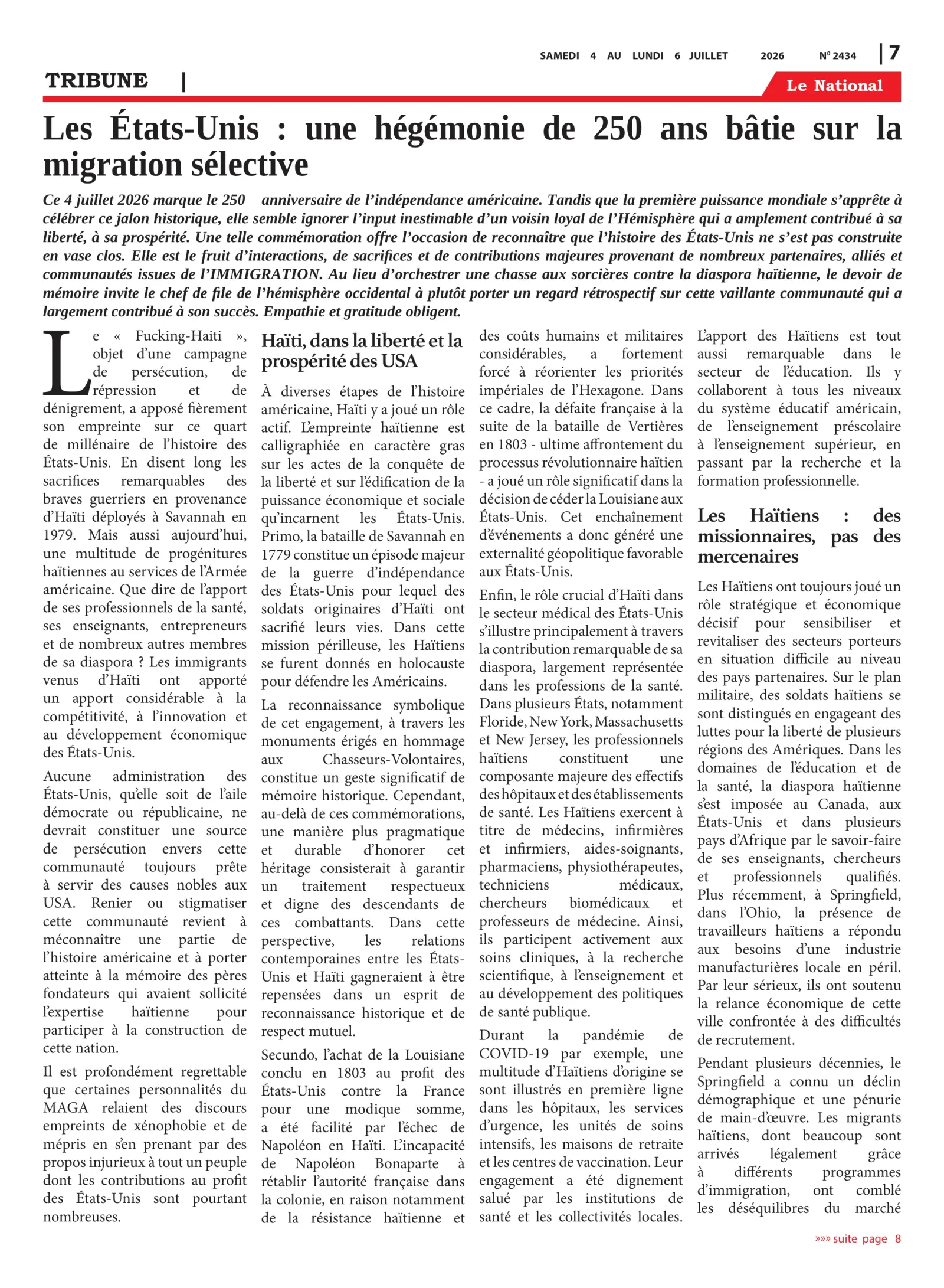 Page 7 de l'édition 2434