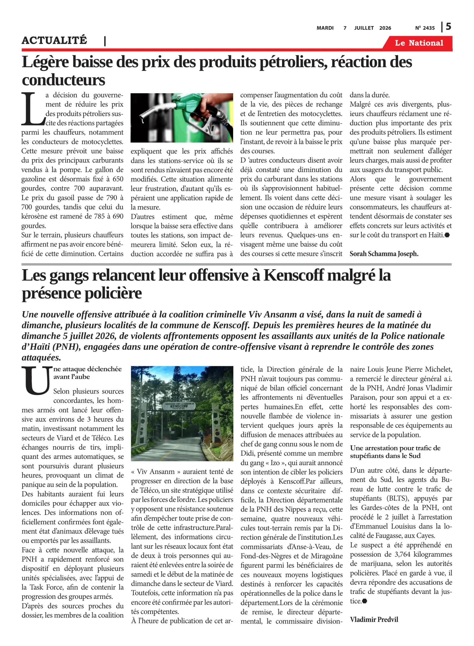 Page 5 de l'édition 2435