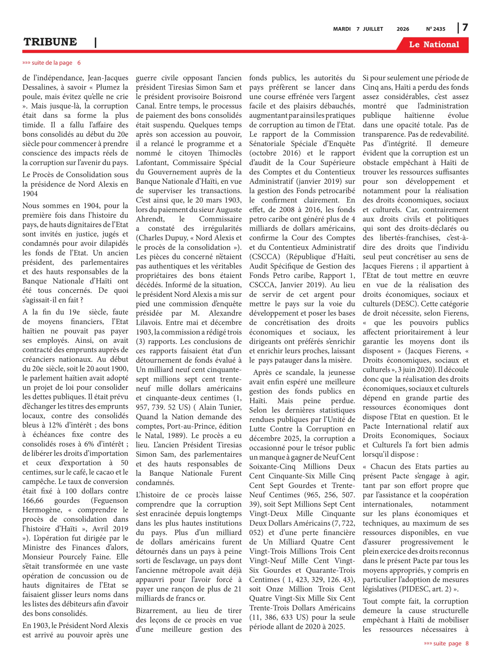 Page 7 de l'édition 2435