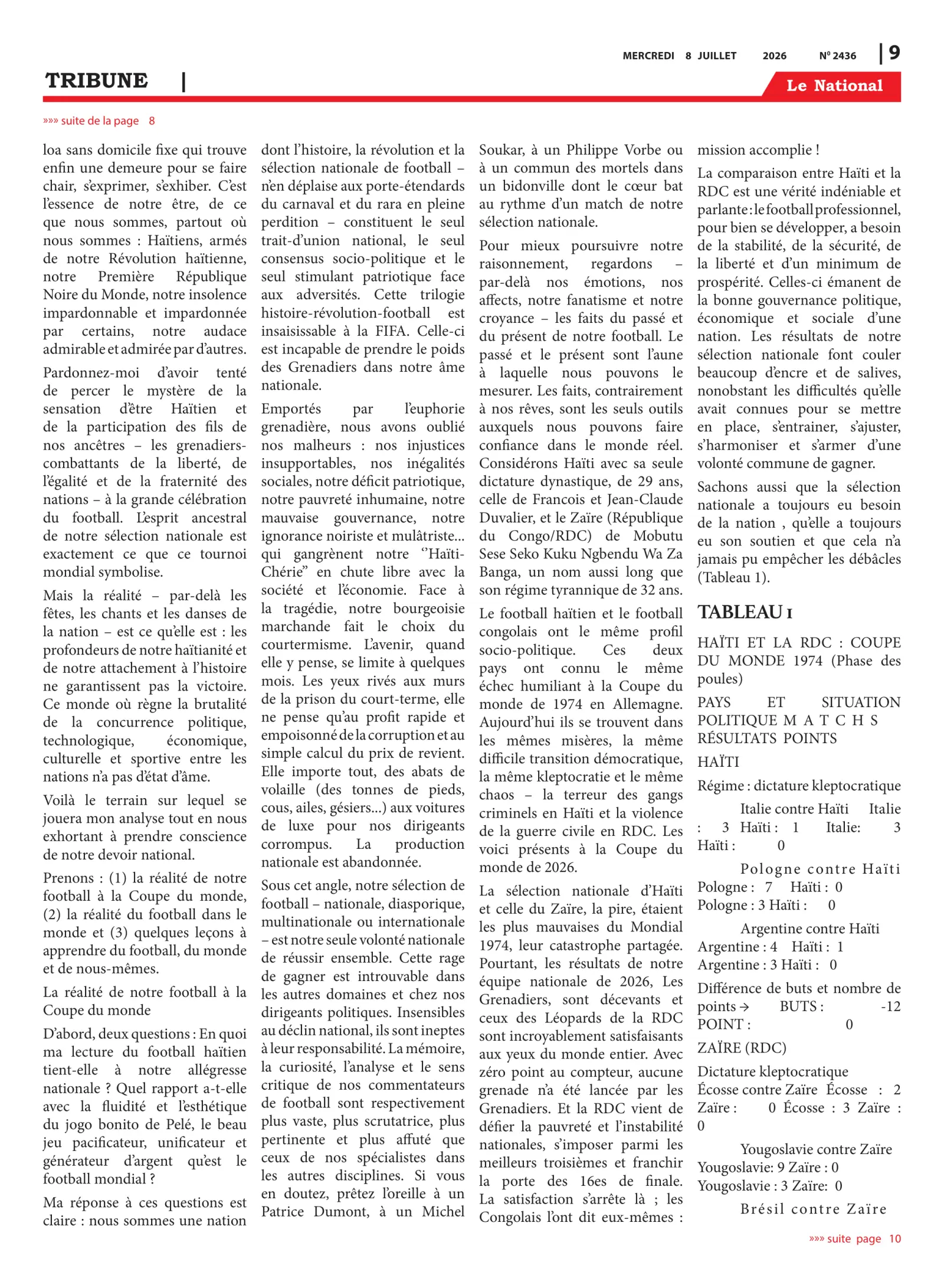 Page 9 de l'édition 2436