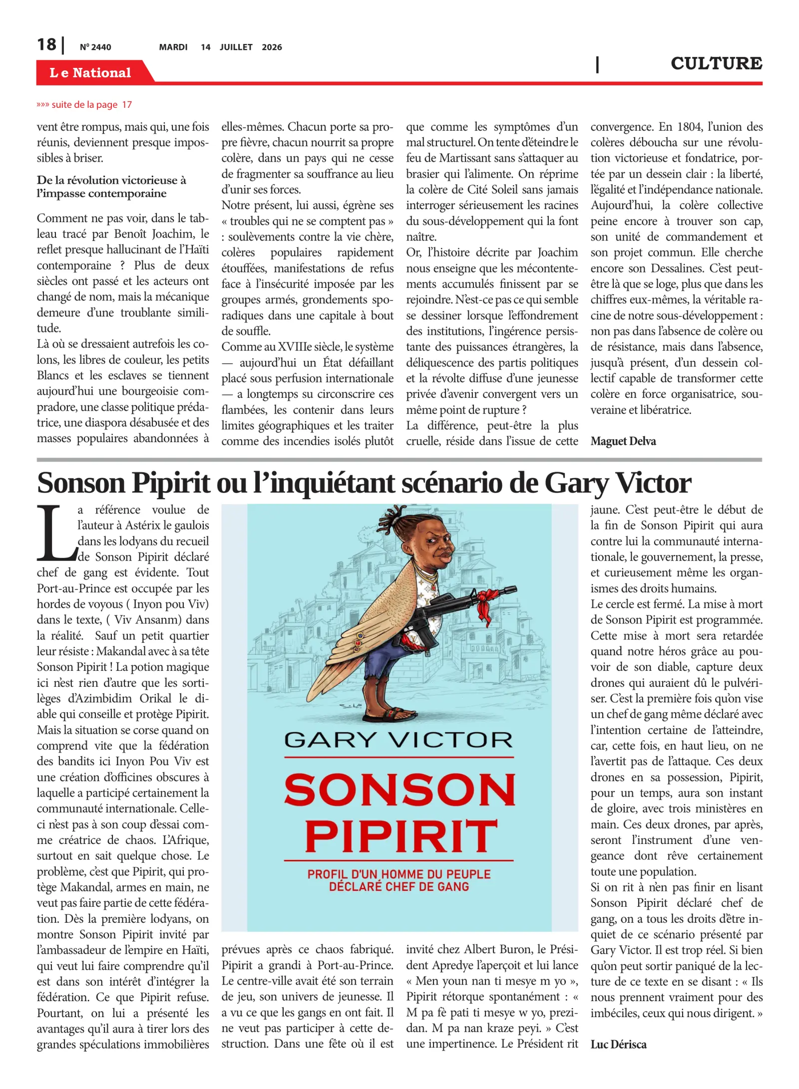 Page 18 de l'édition 2440