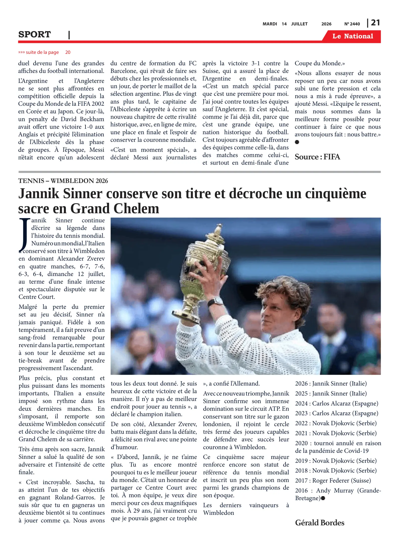 Page 22 de l'édition 2440