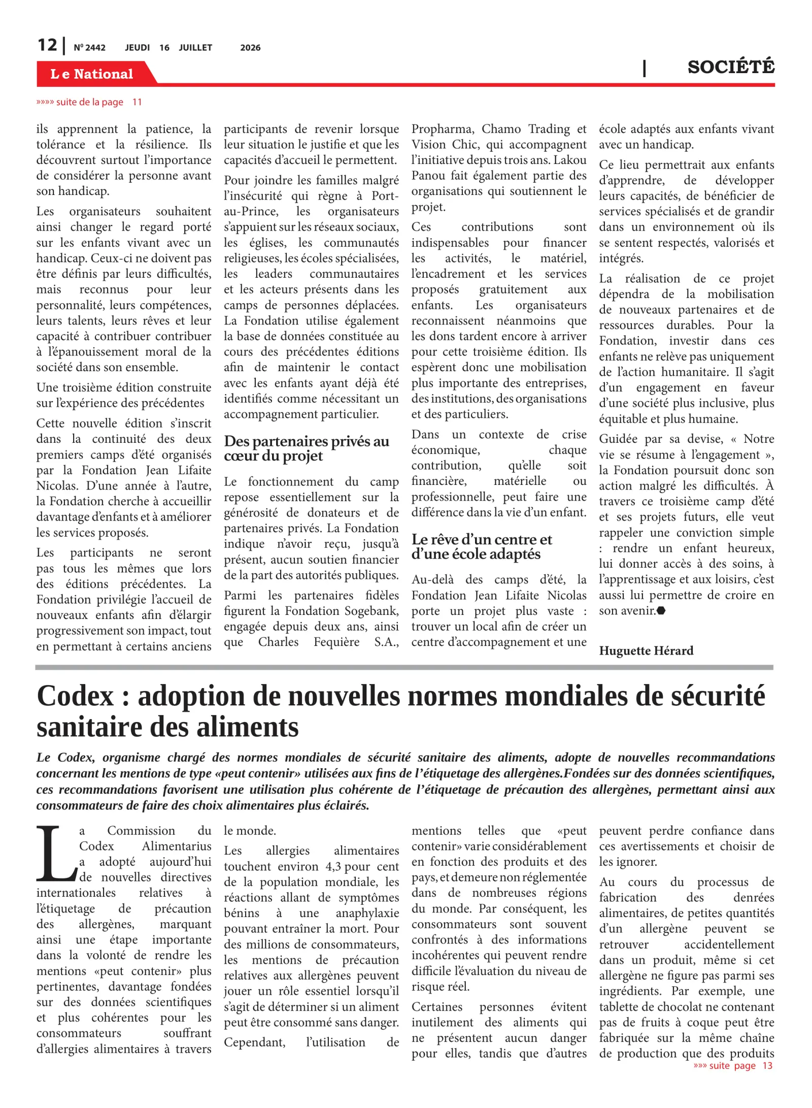 Page 12 de l'édition 2442