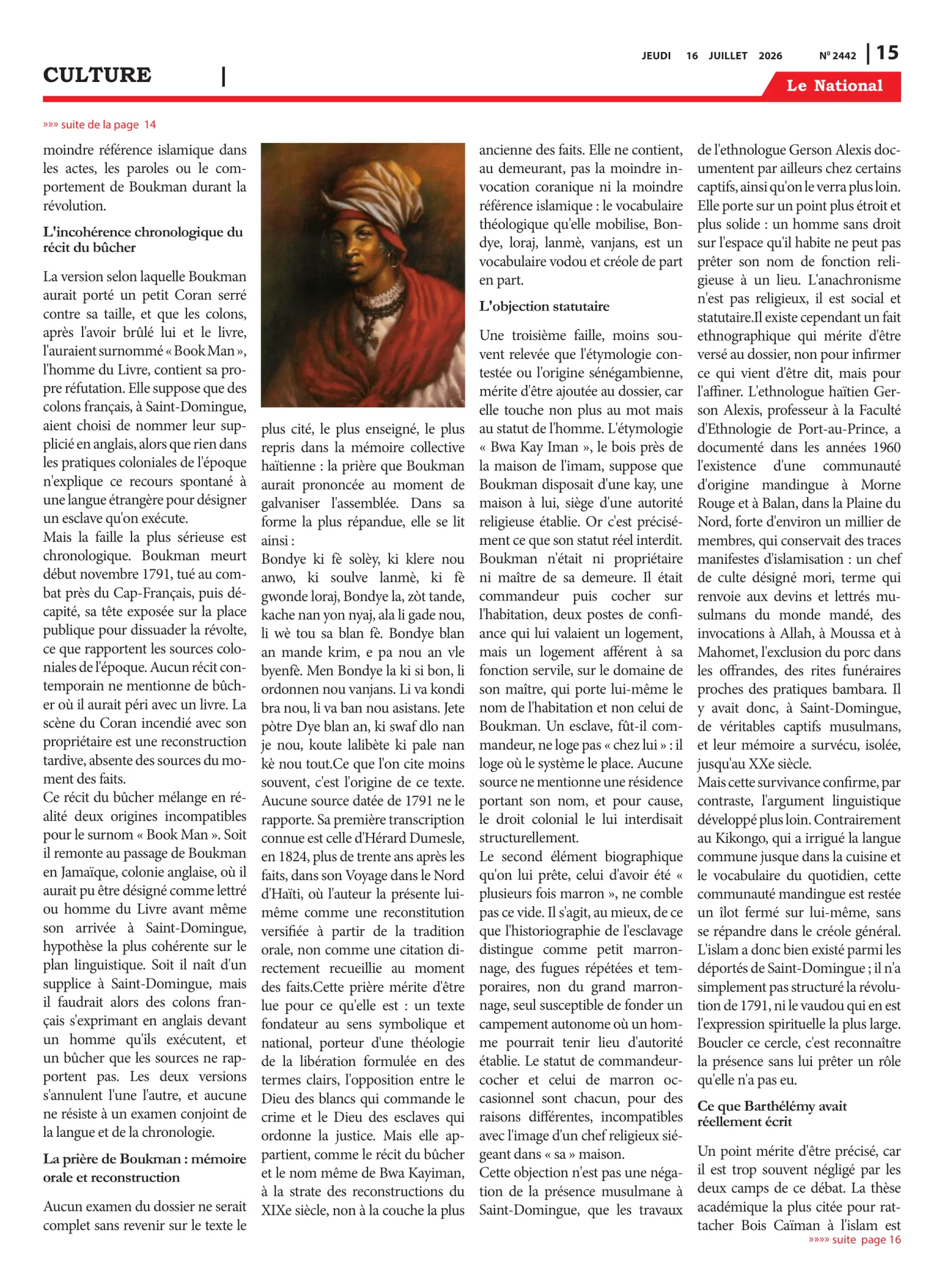 Page 15 de l'édition 2442