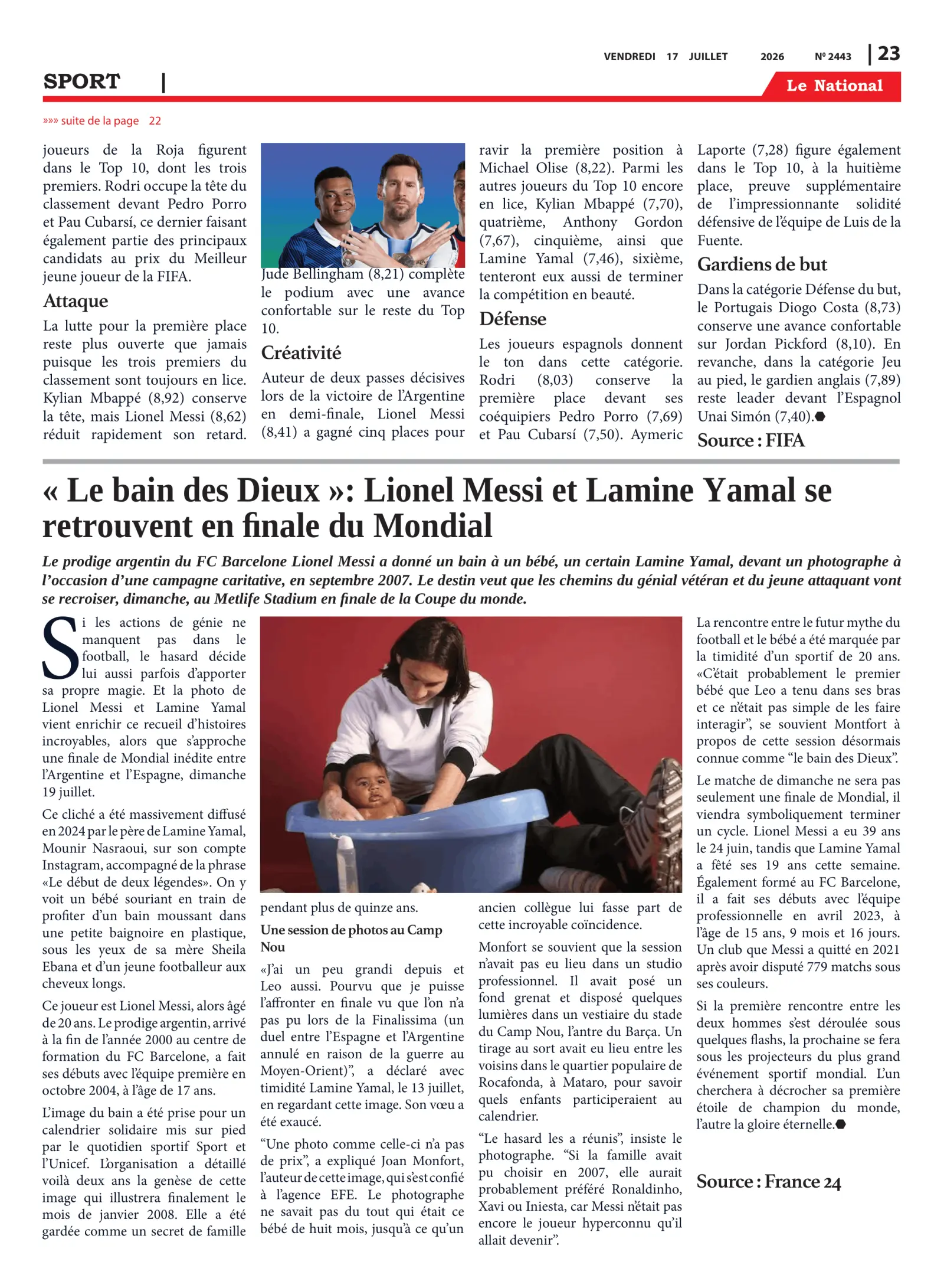 Page 23 de l'édition 2443