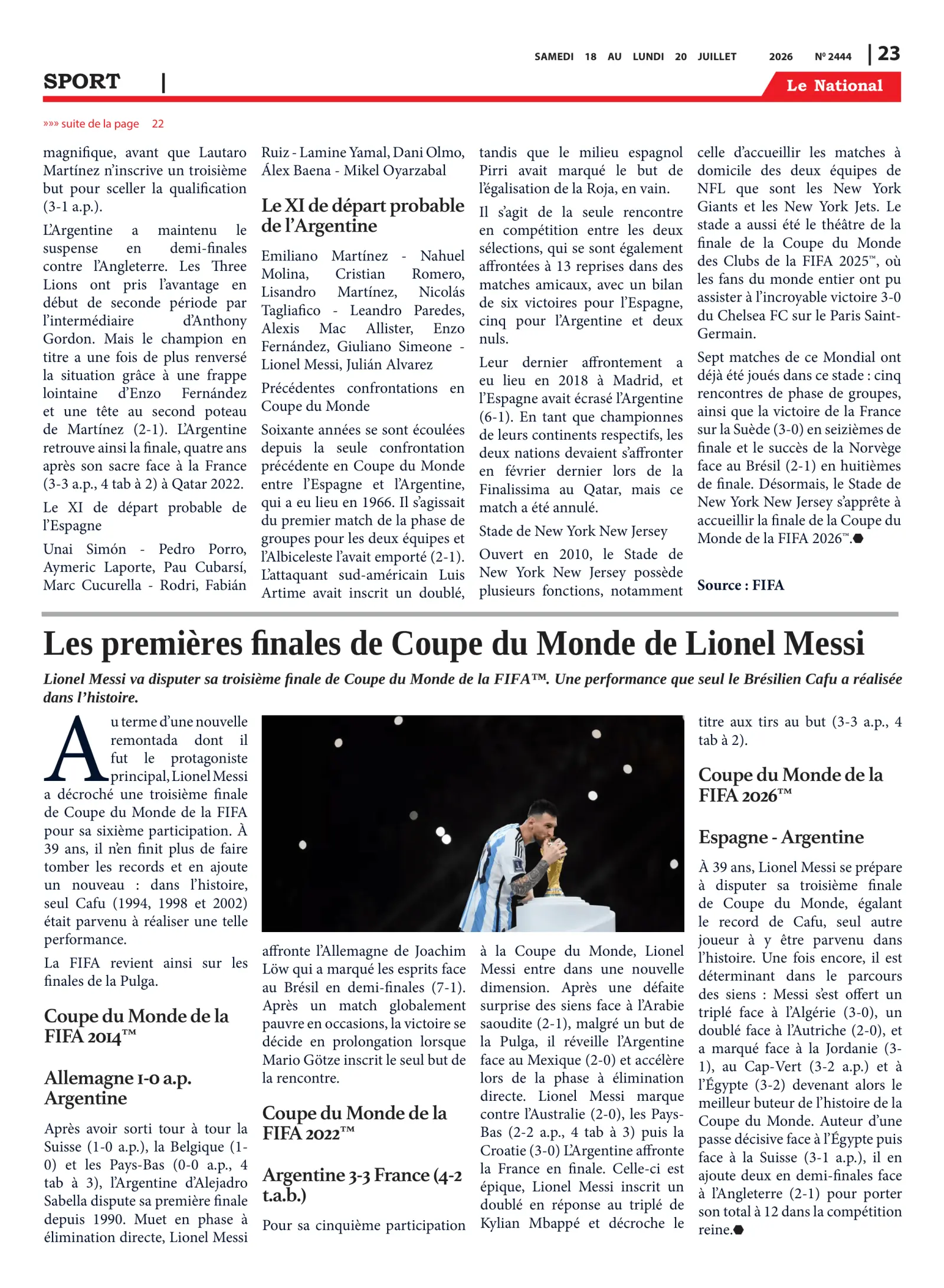 Page 23 de l'édition 2444
