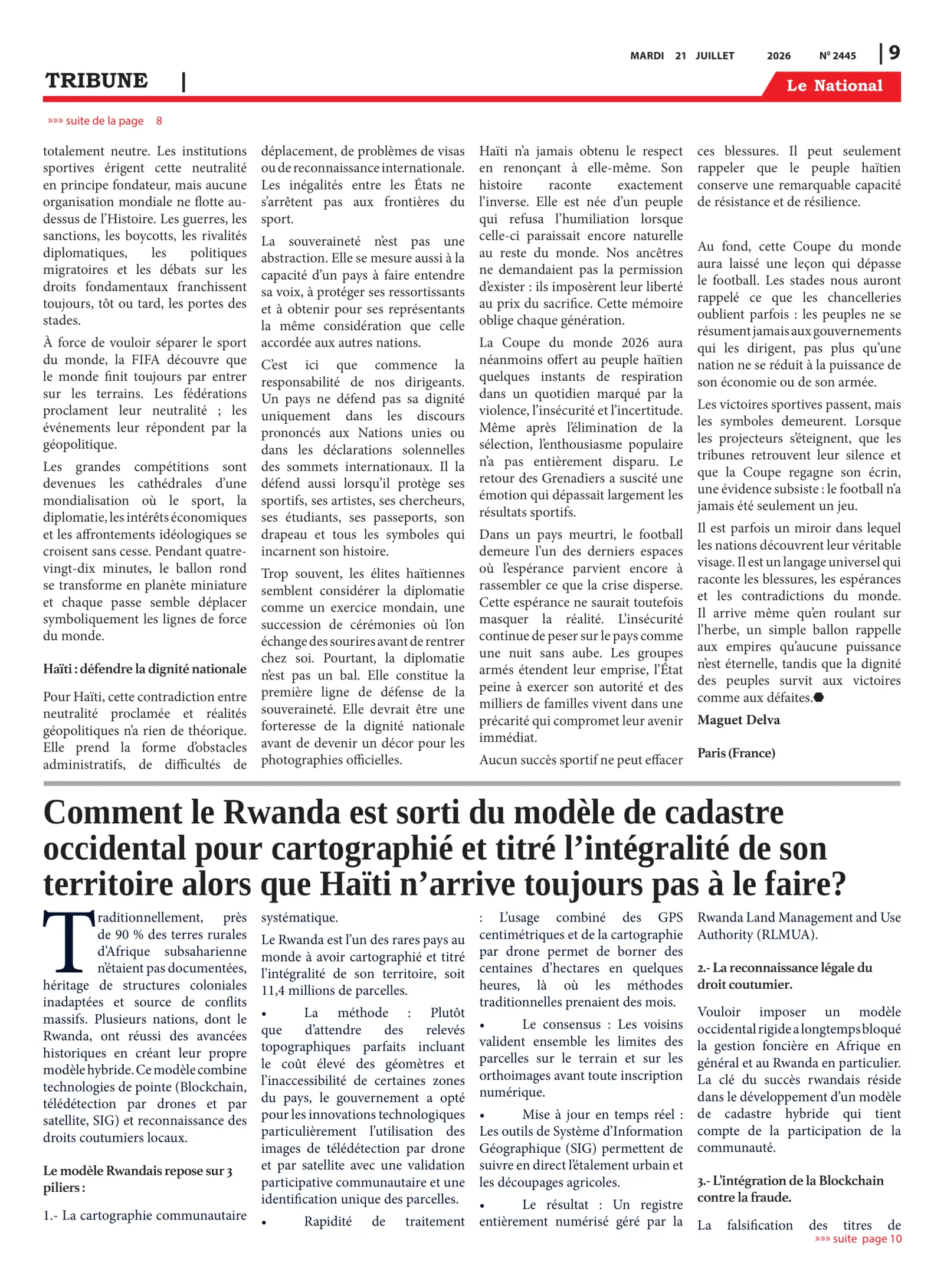Page 9 de l'édition 2445