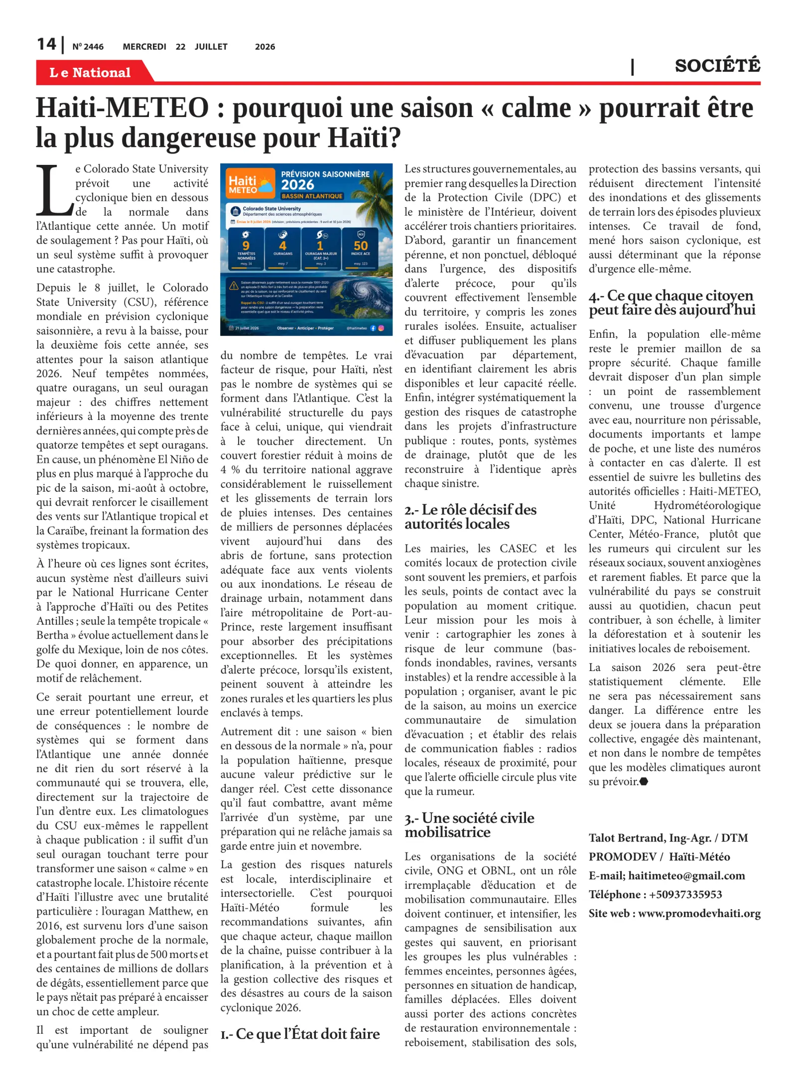 Page 14 de l'édition 2446