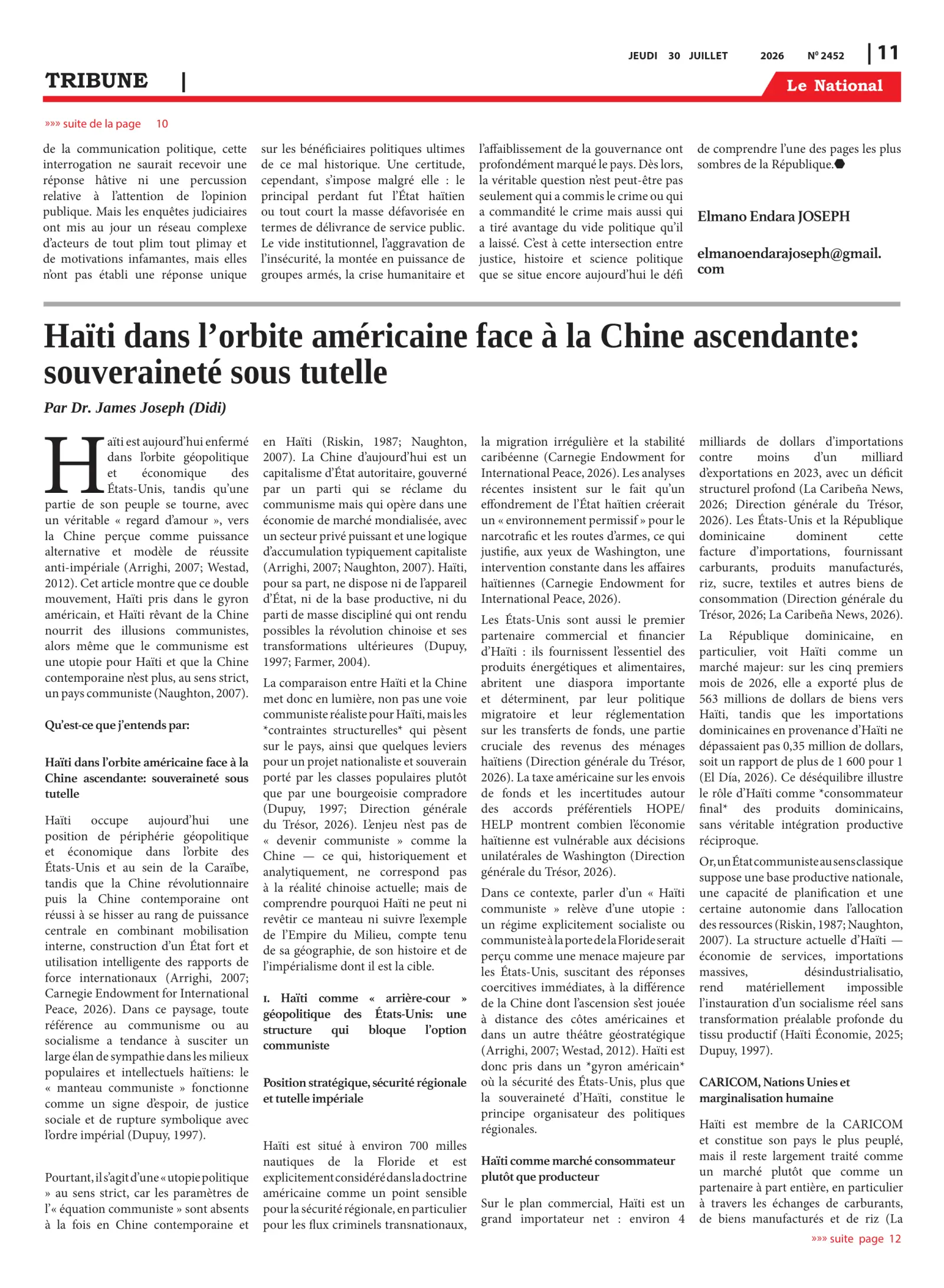 Page 11 de l'édition 2452