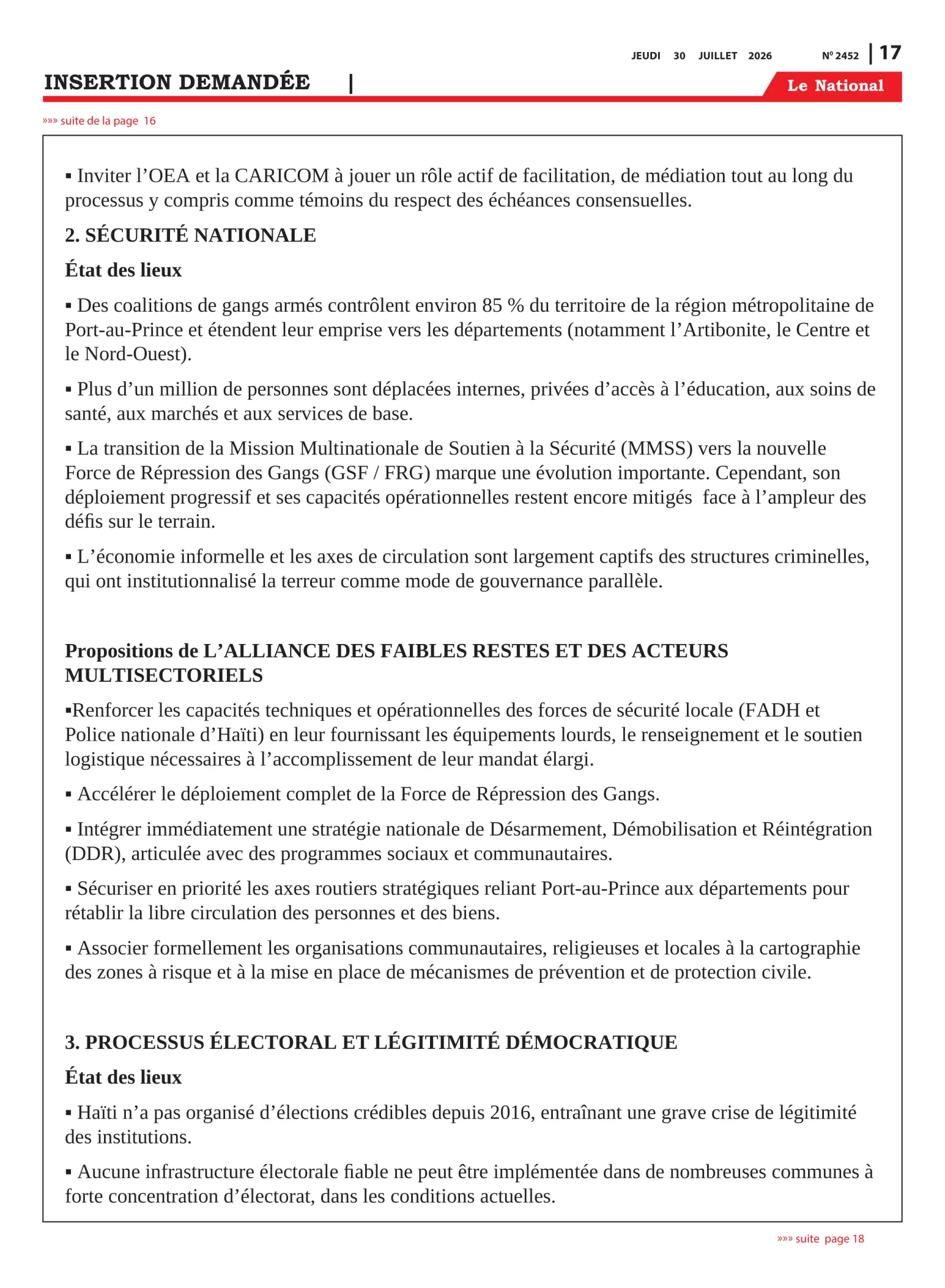 Page 17 de l'édition 2452