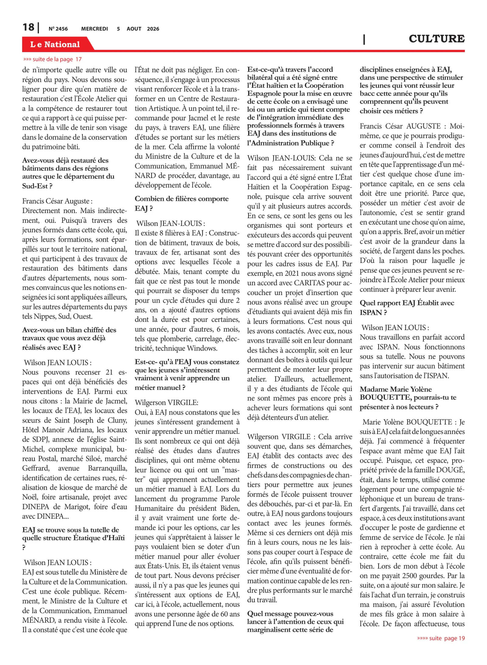 Page 18 de l'édition 2456