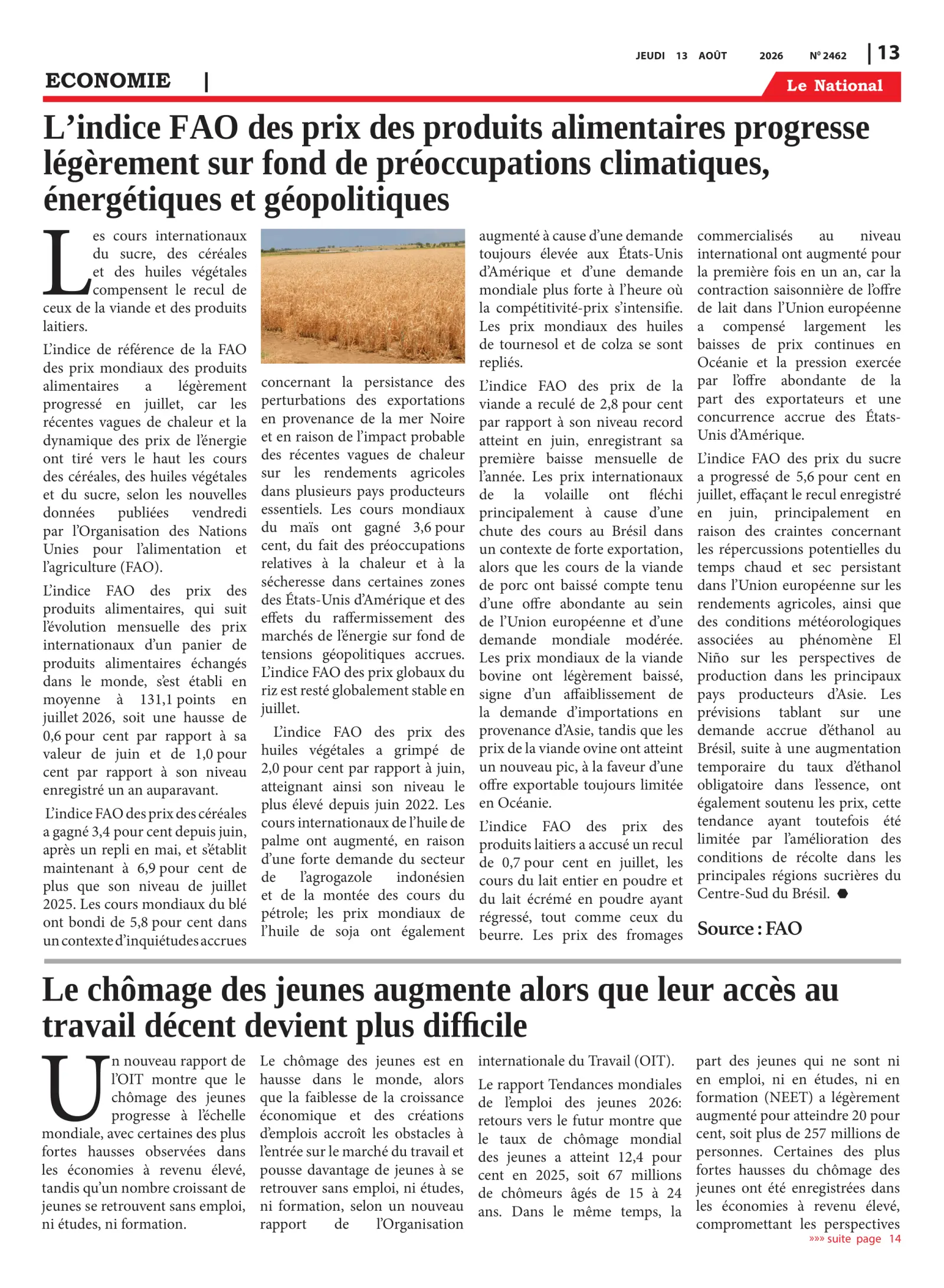 Page 13 de l'édition 2462