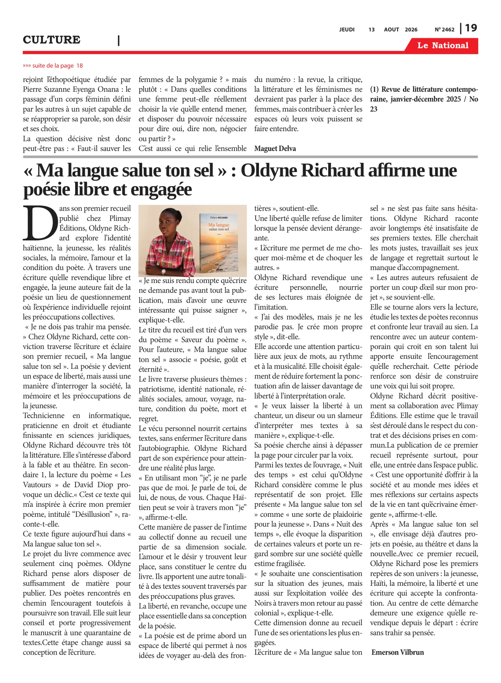 Page 19 de l'édition 2462