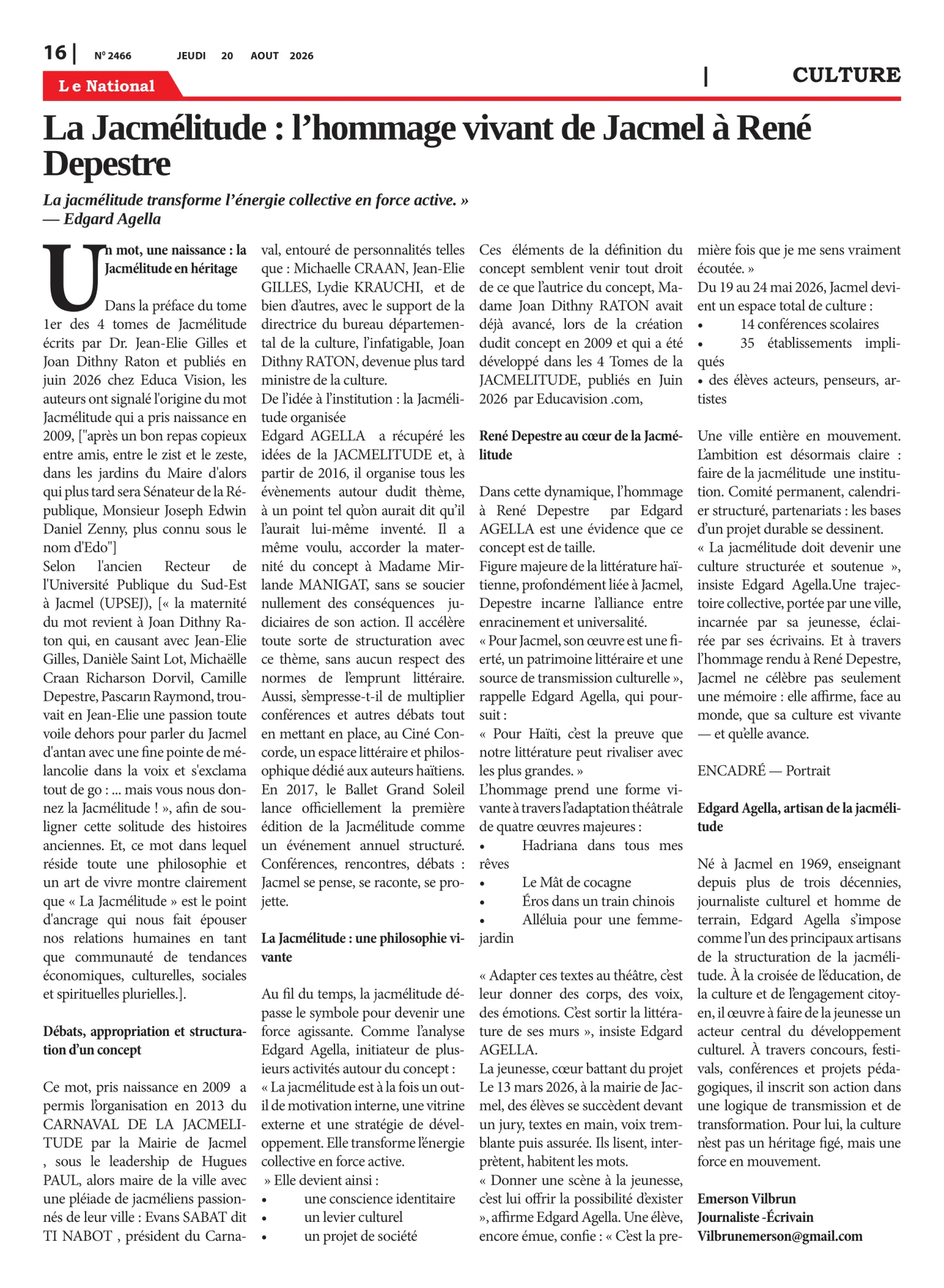 Page 16 de l'édition 2466