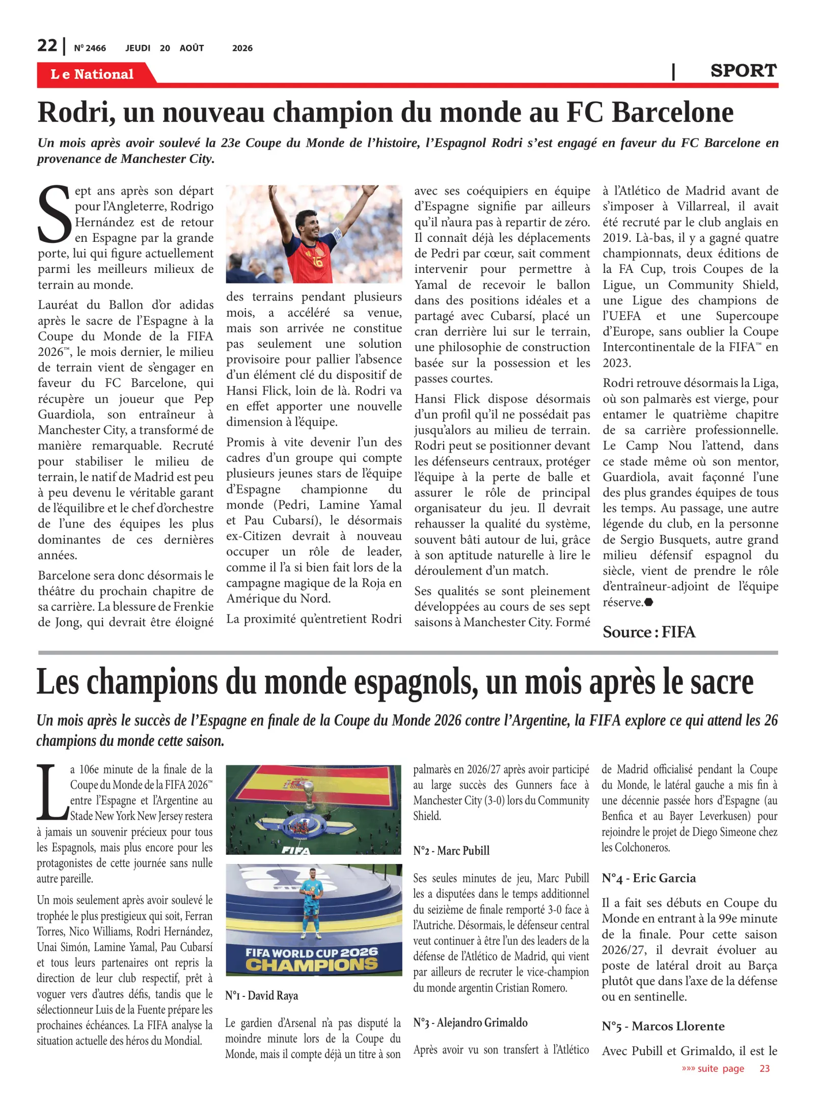 Page 22 de l'édition 2466