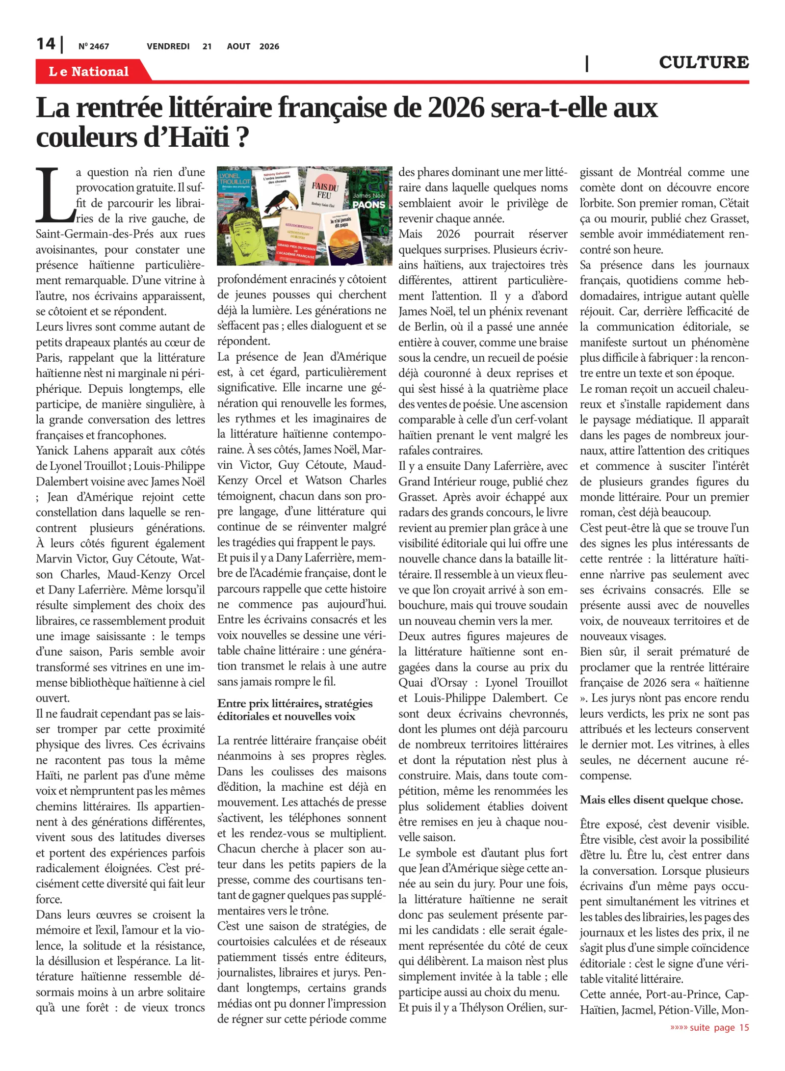 Page 14 de l'édition 2467