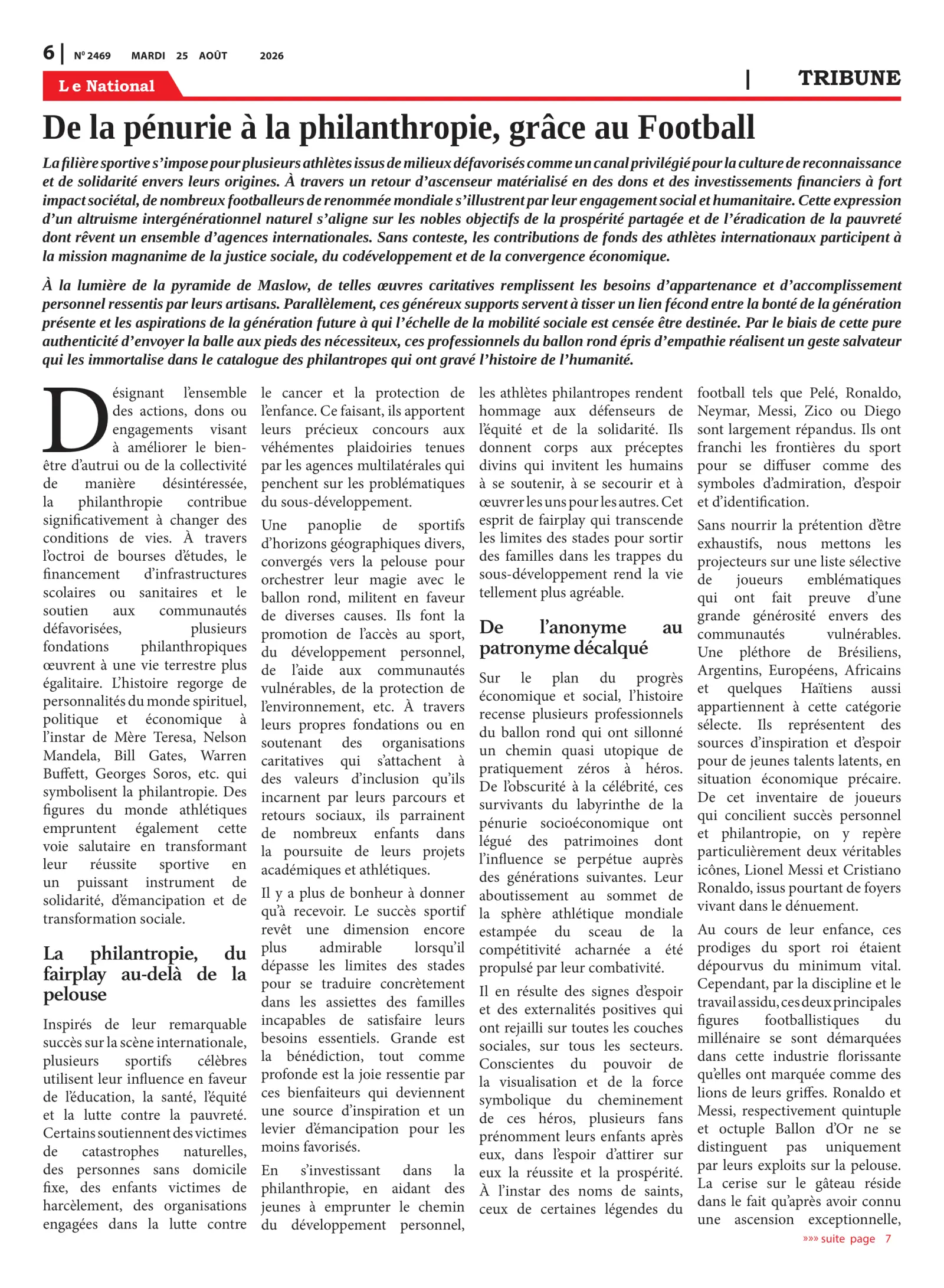 Page 6 de l'édition 2469