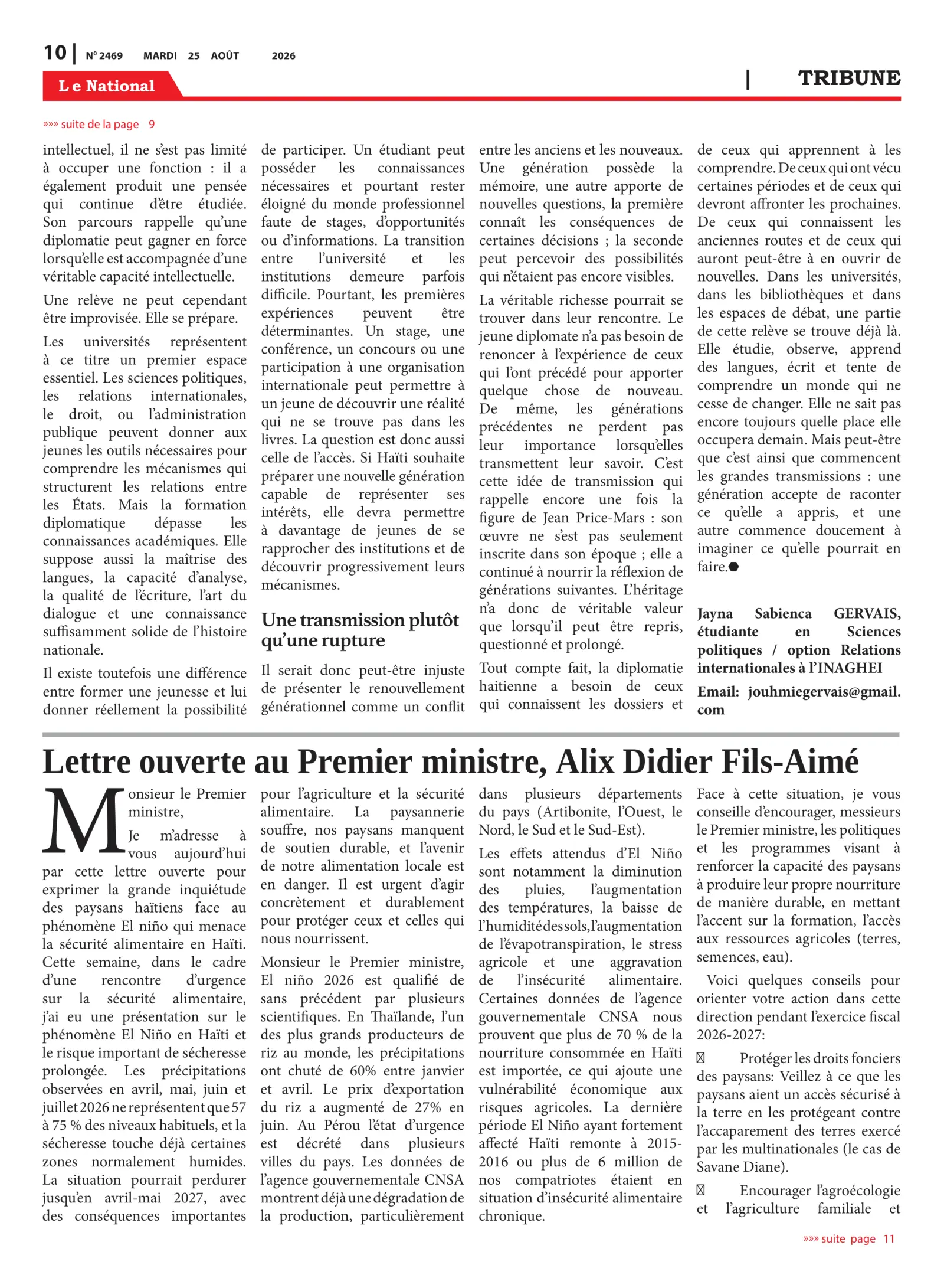 Page 10 de l'édition 2469