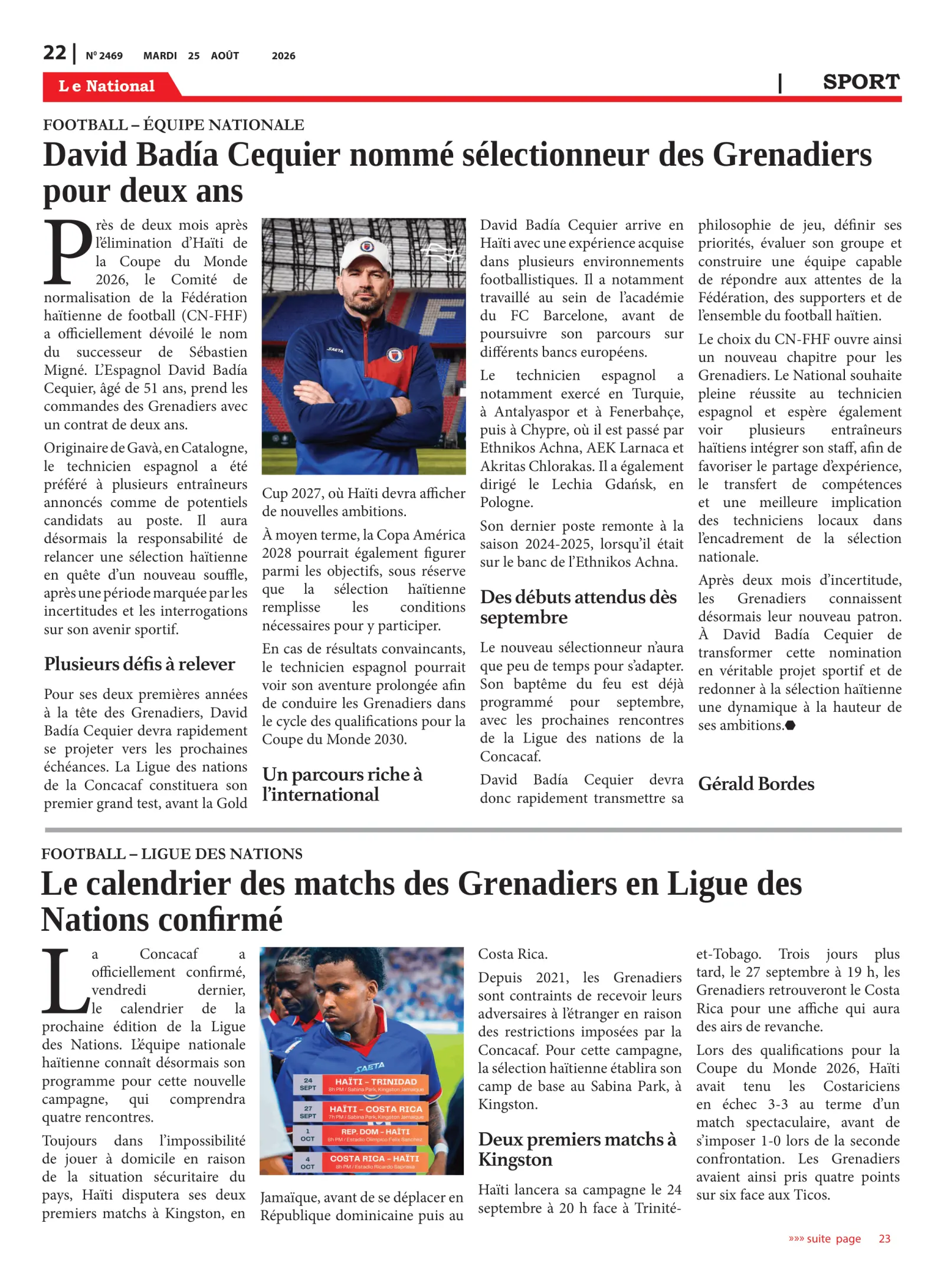 Page 22 de l'édition 2469