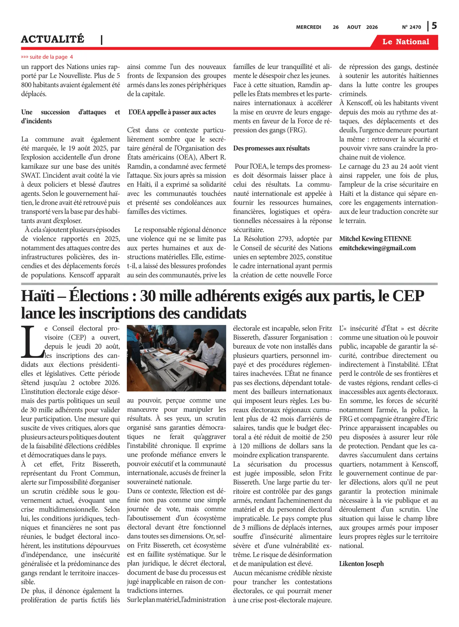 Page 5 de l'édition 2470