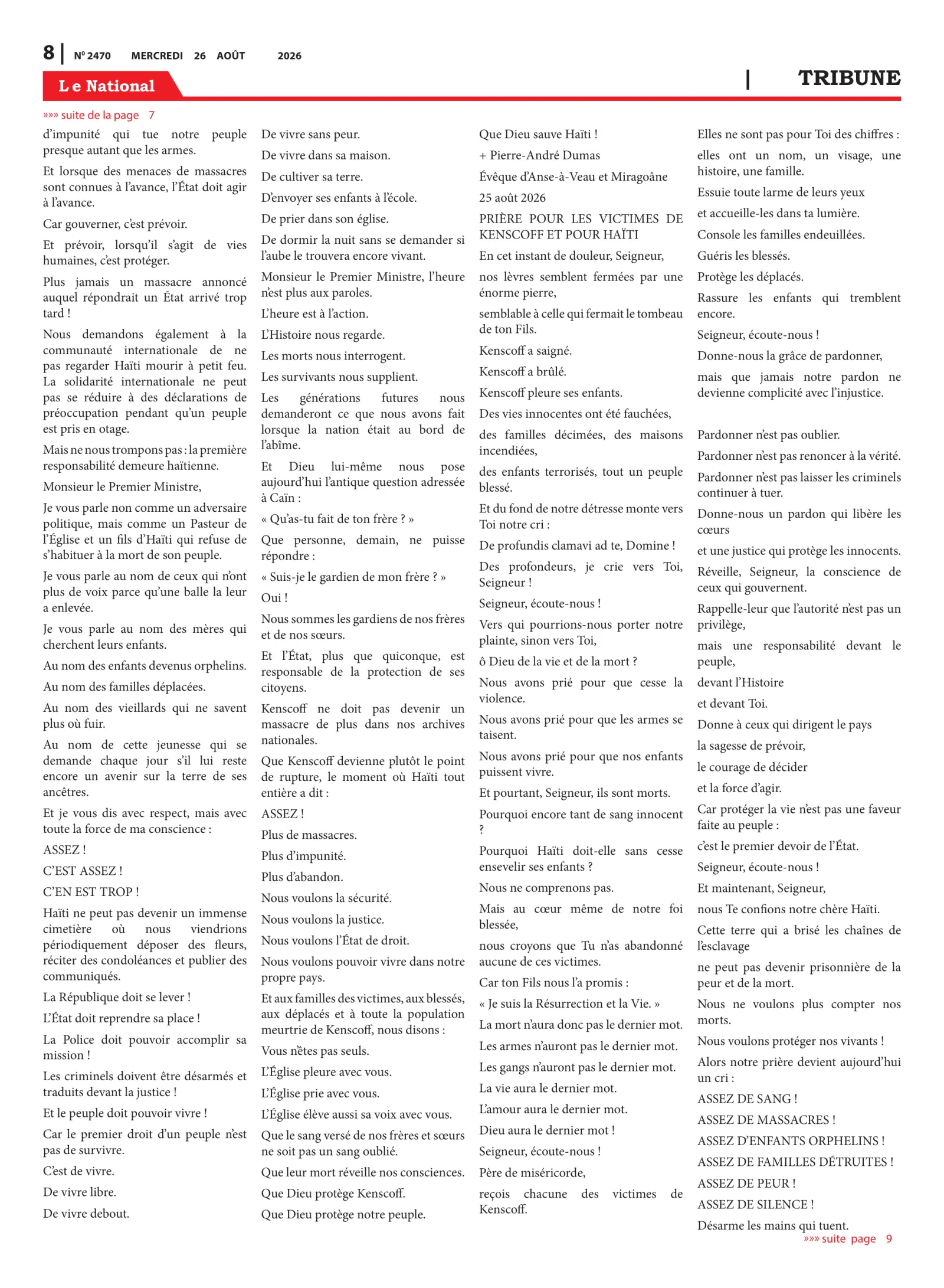 Page 8 de l'édition 2470