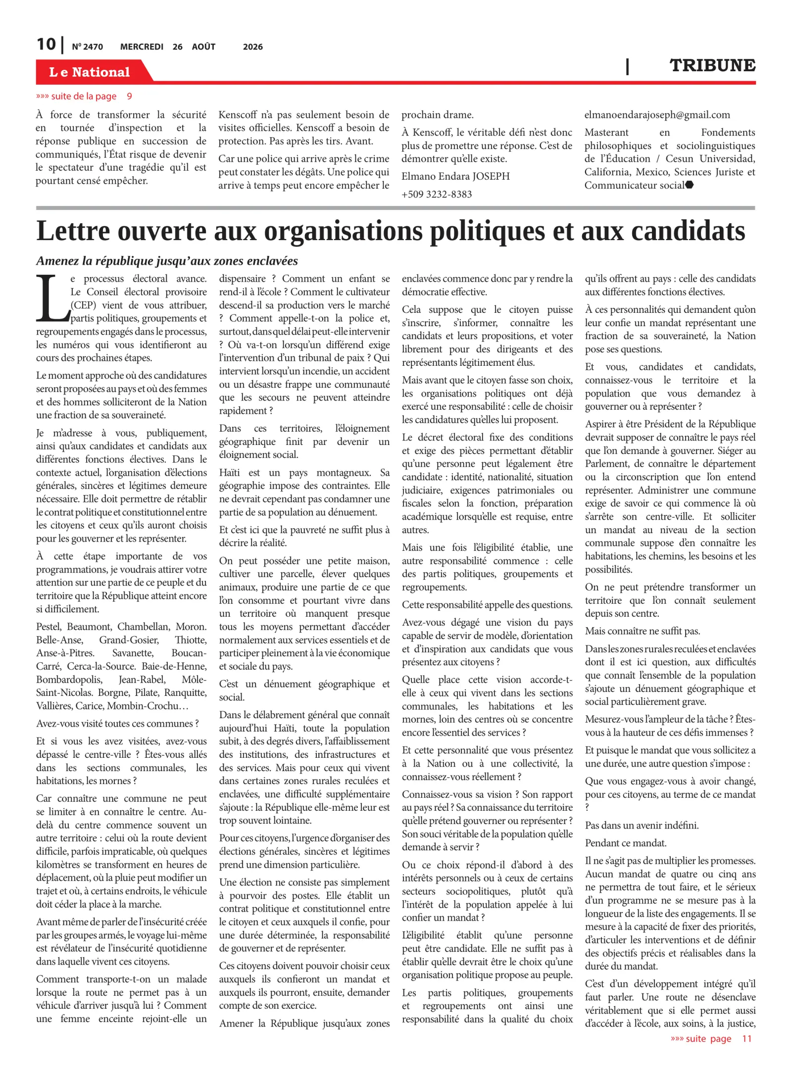 Page 10 de l'édition 2470