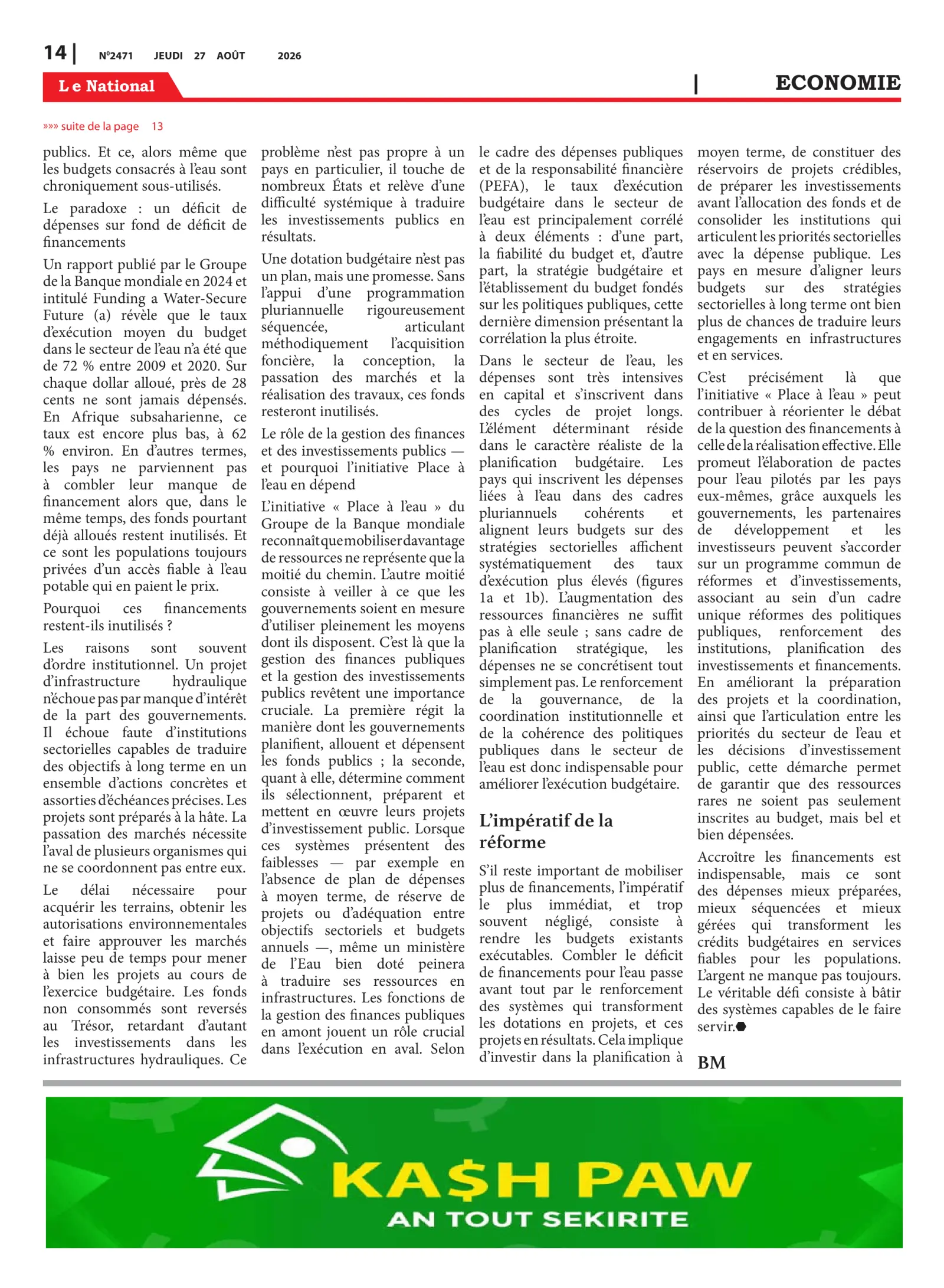 Page 14 de l'édition 2471