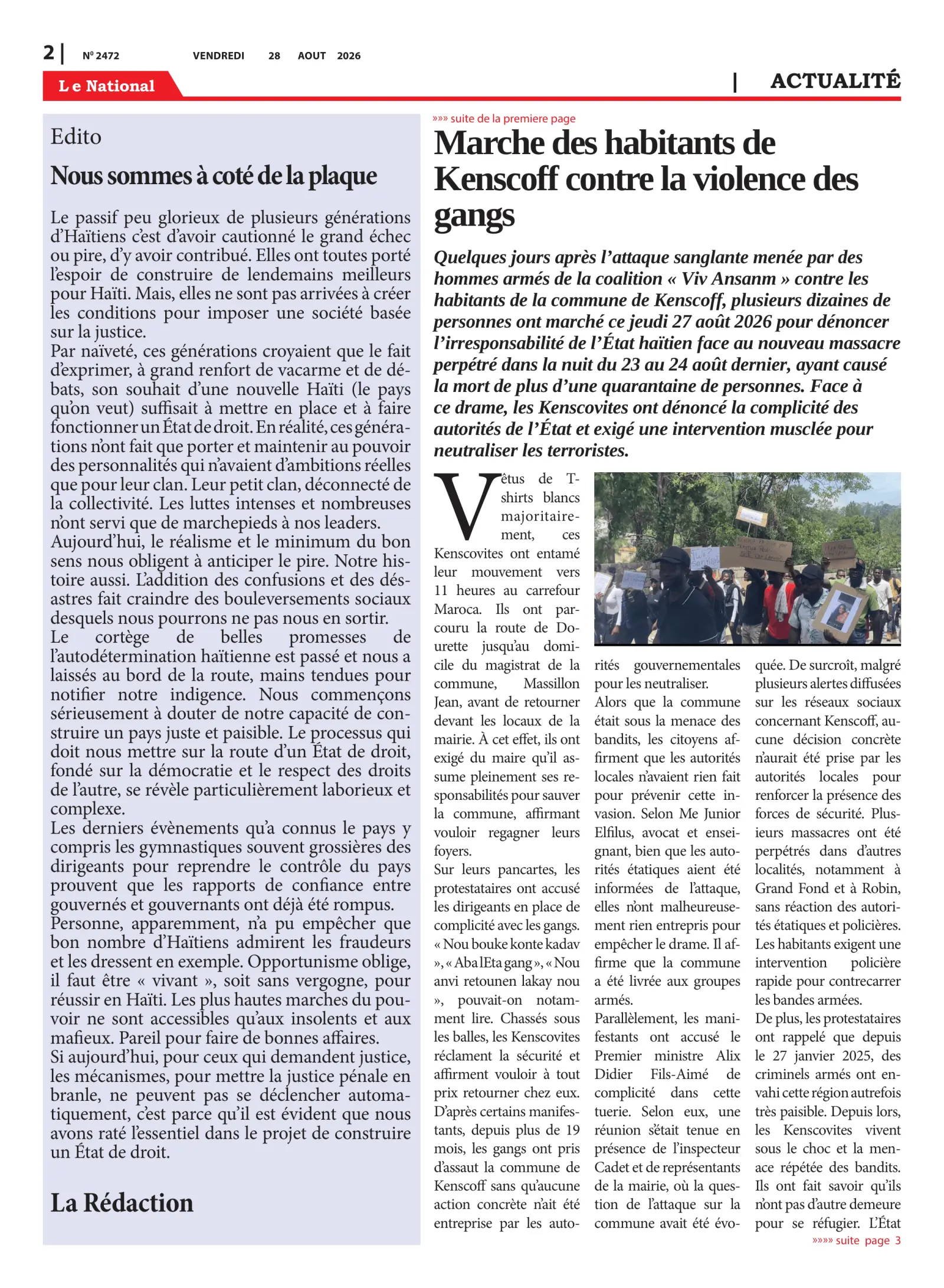 Page 2 de l'édition 2472