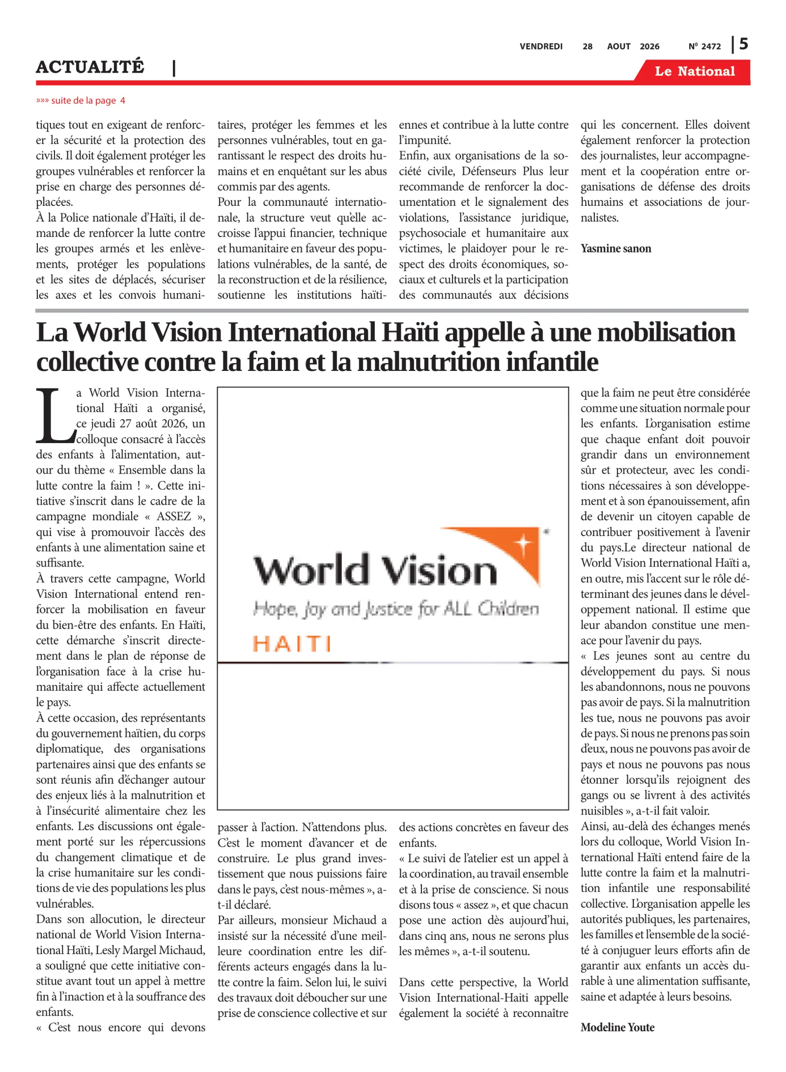 Page 5 de l'édition 2472