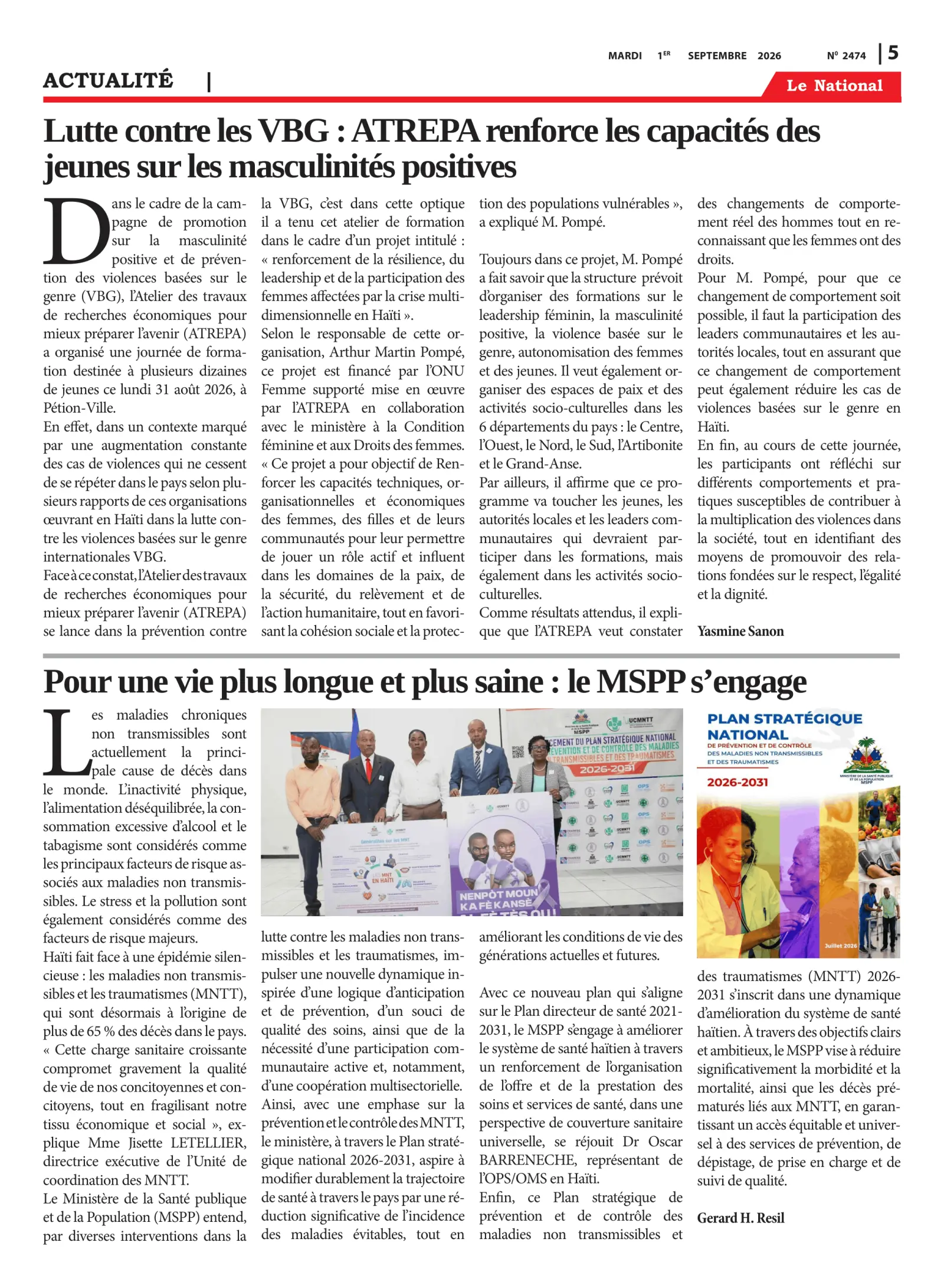 Page 5 de l'édition 2474