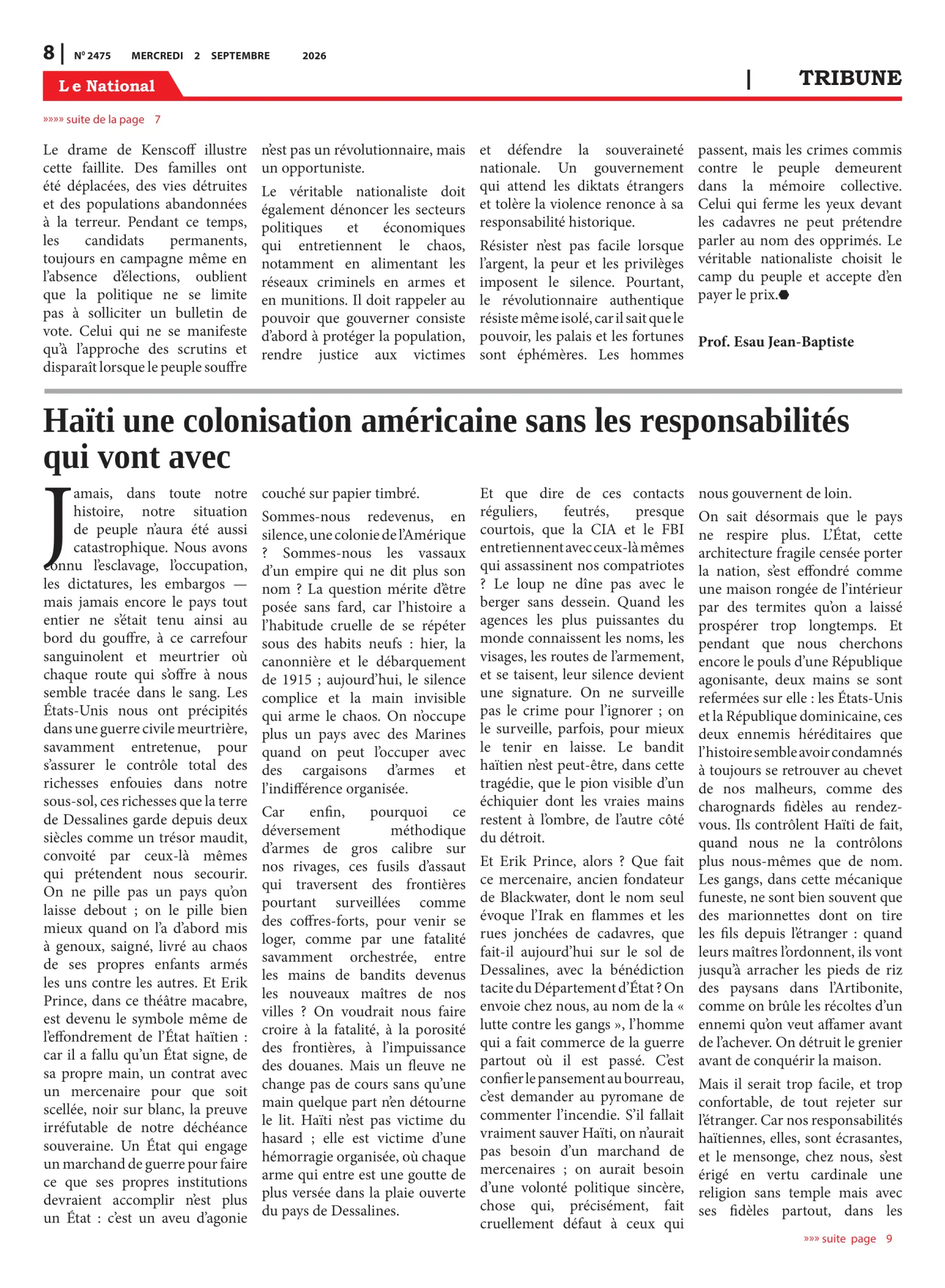 Page 8 de l'édition 2475