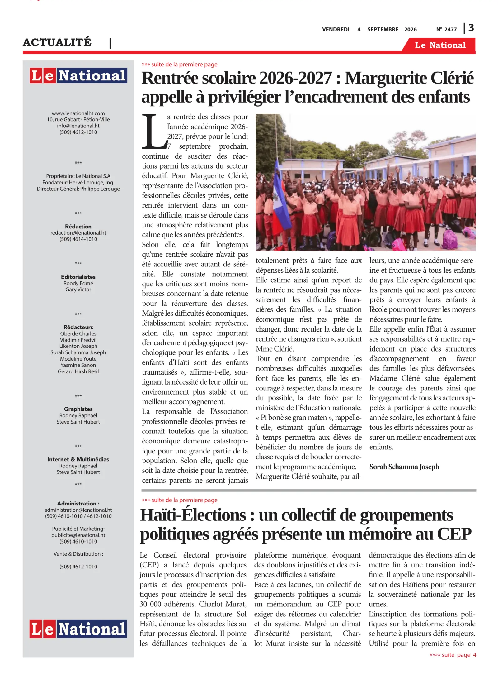 Page 3 de l'édition 2477