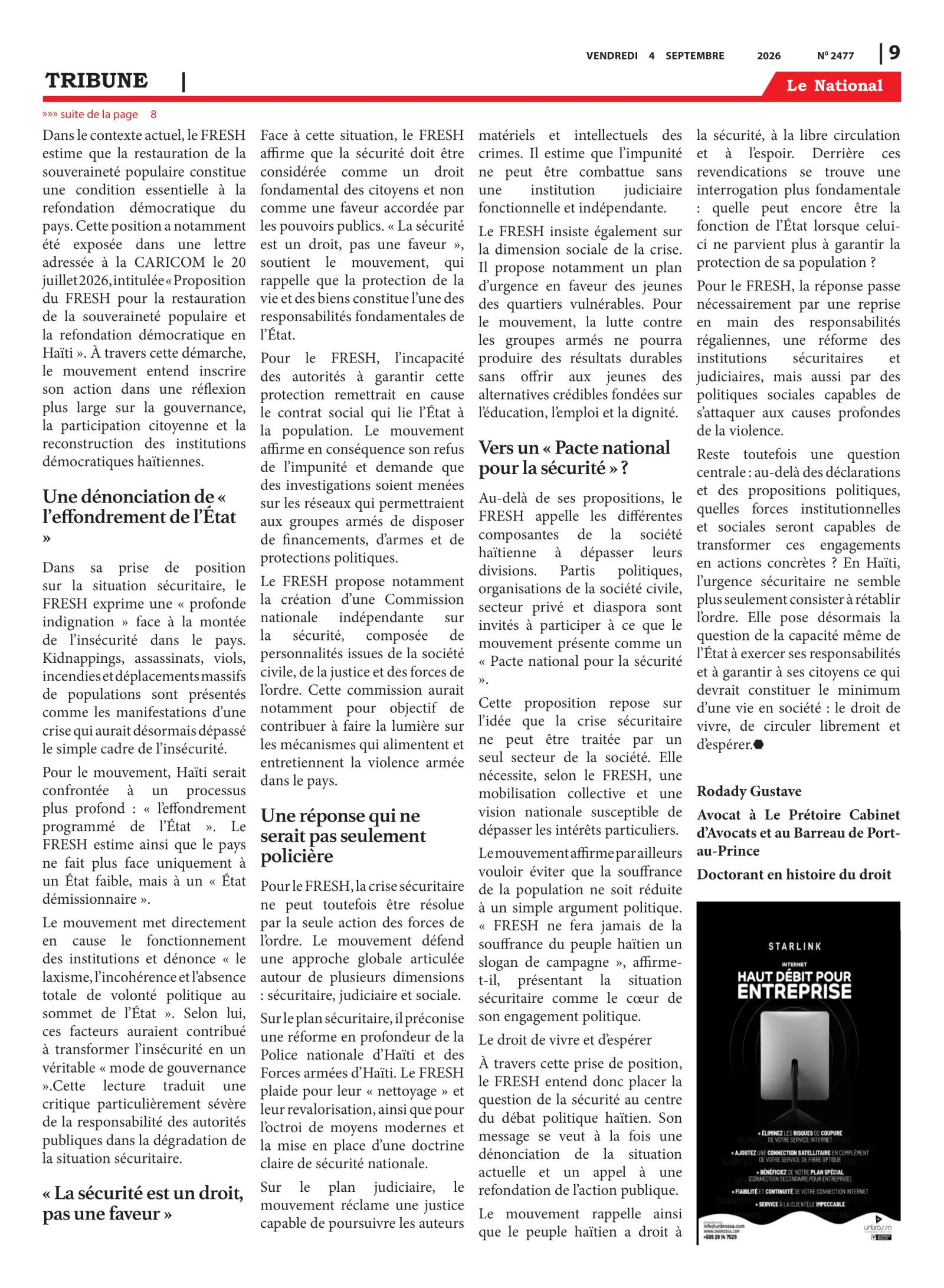 Page 9 de l'édition 2477