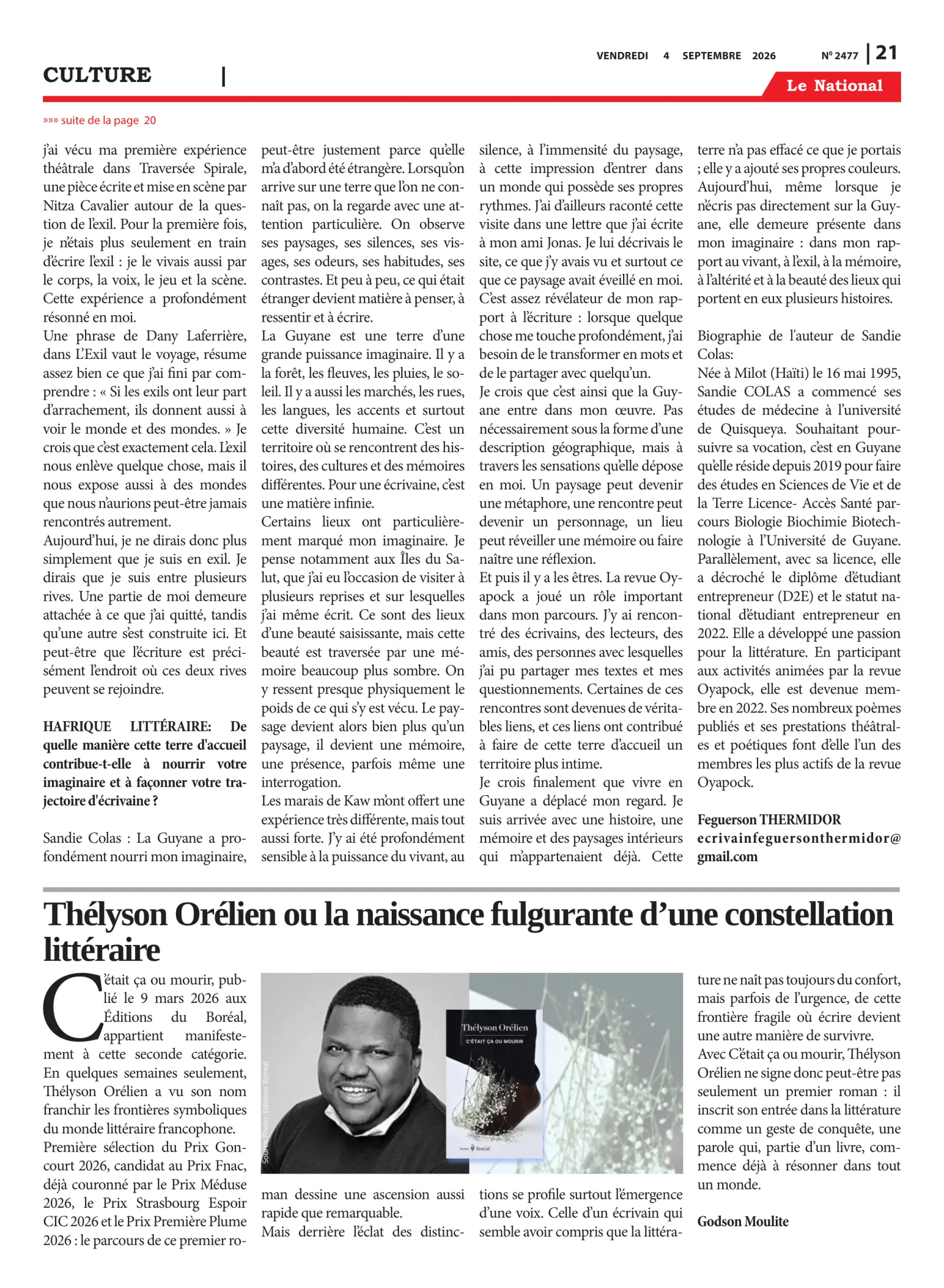 Page 21 de l'édition 2477