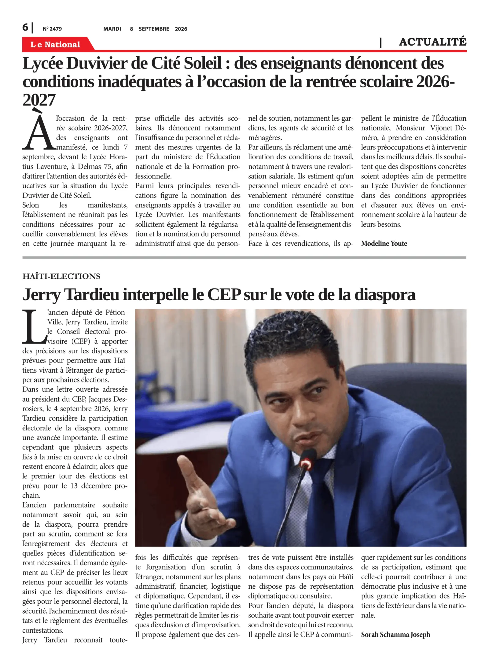Page 6 de l'édition 2479