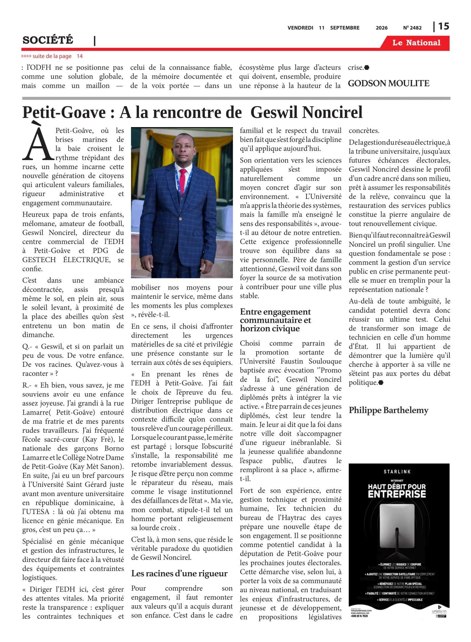 Page 15 de l'édition 2482