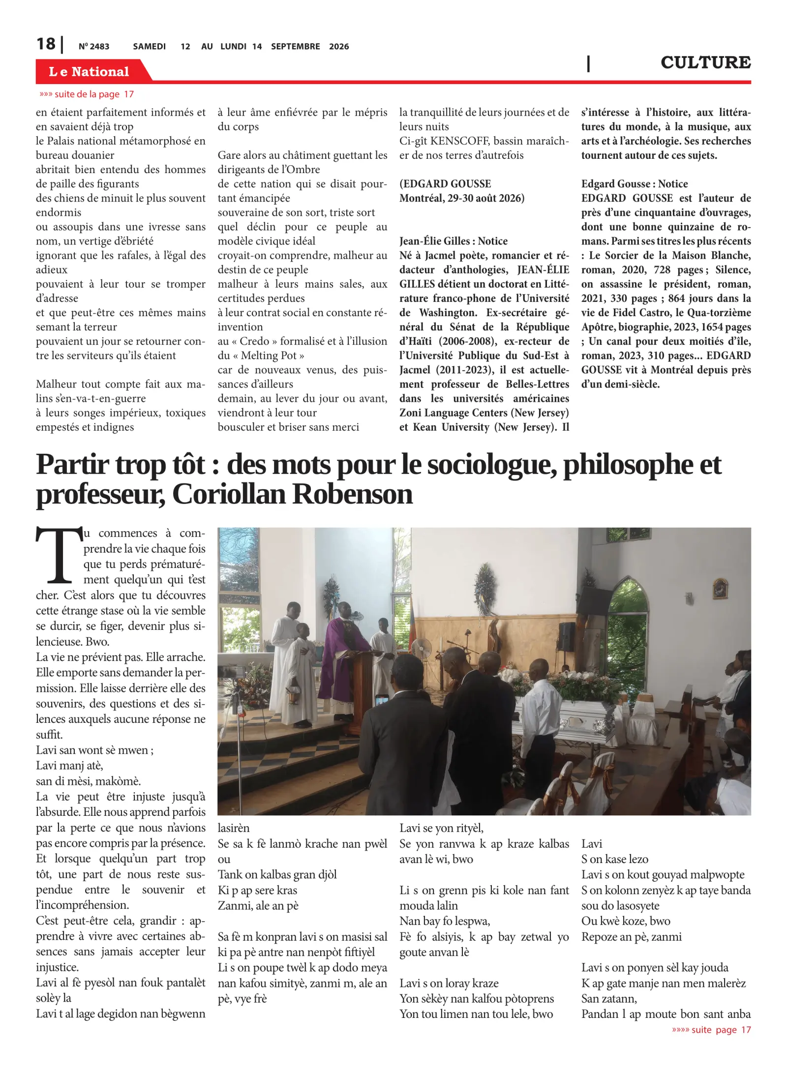 Page 18 de l'édition 2483
