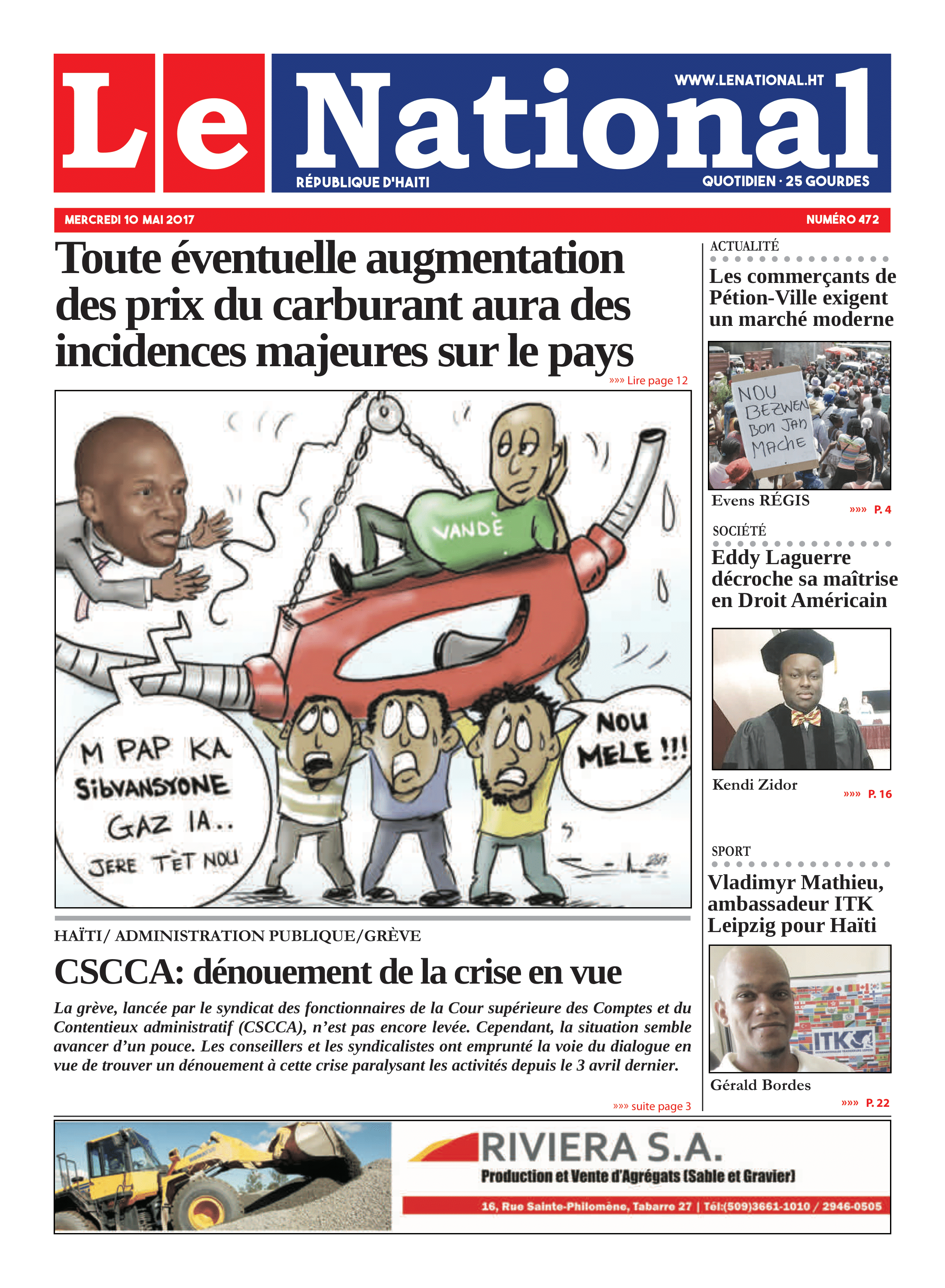 Page 1 de l'édition 472