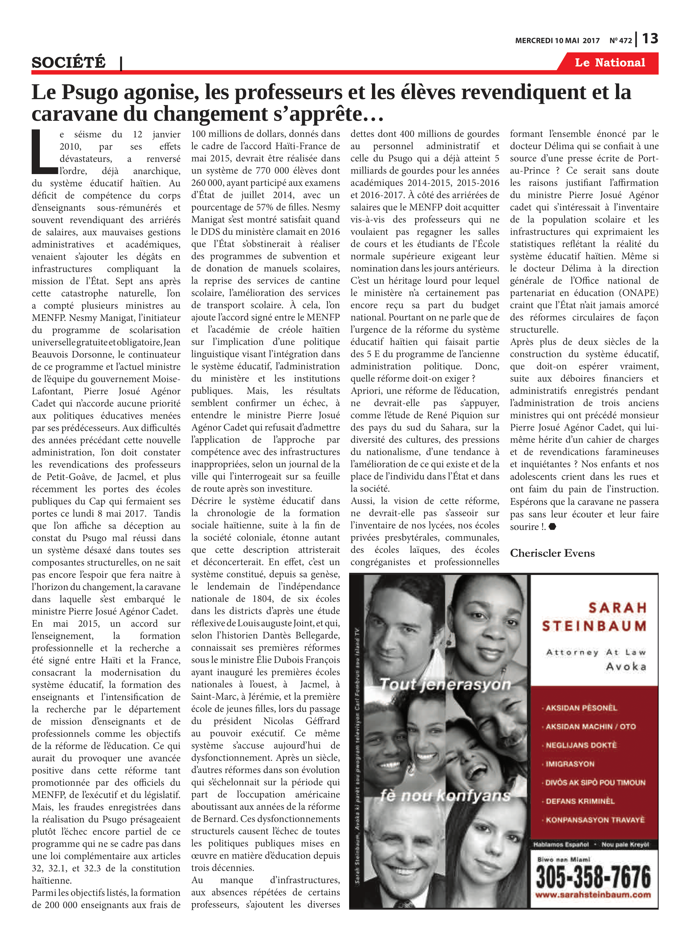 Page 13 de l'édition 472