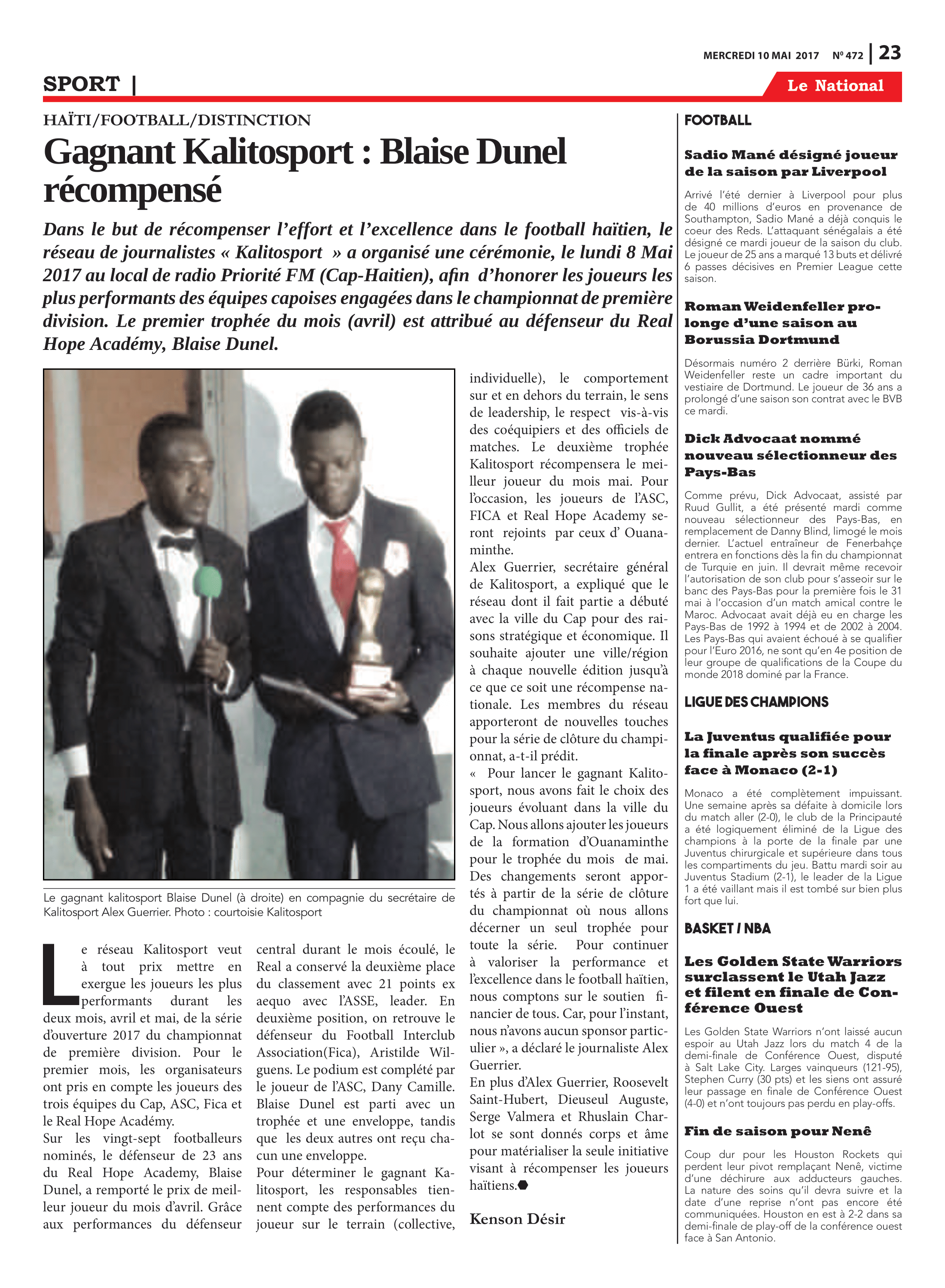 Page 23 de l'édition 472