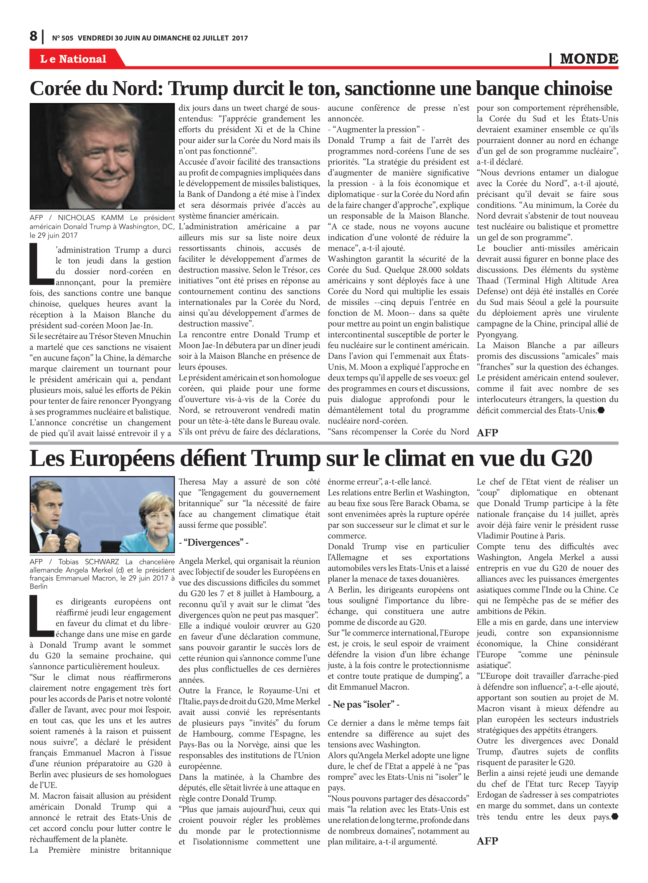 Page 8 de l'édition 486