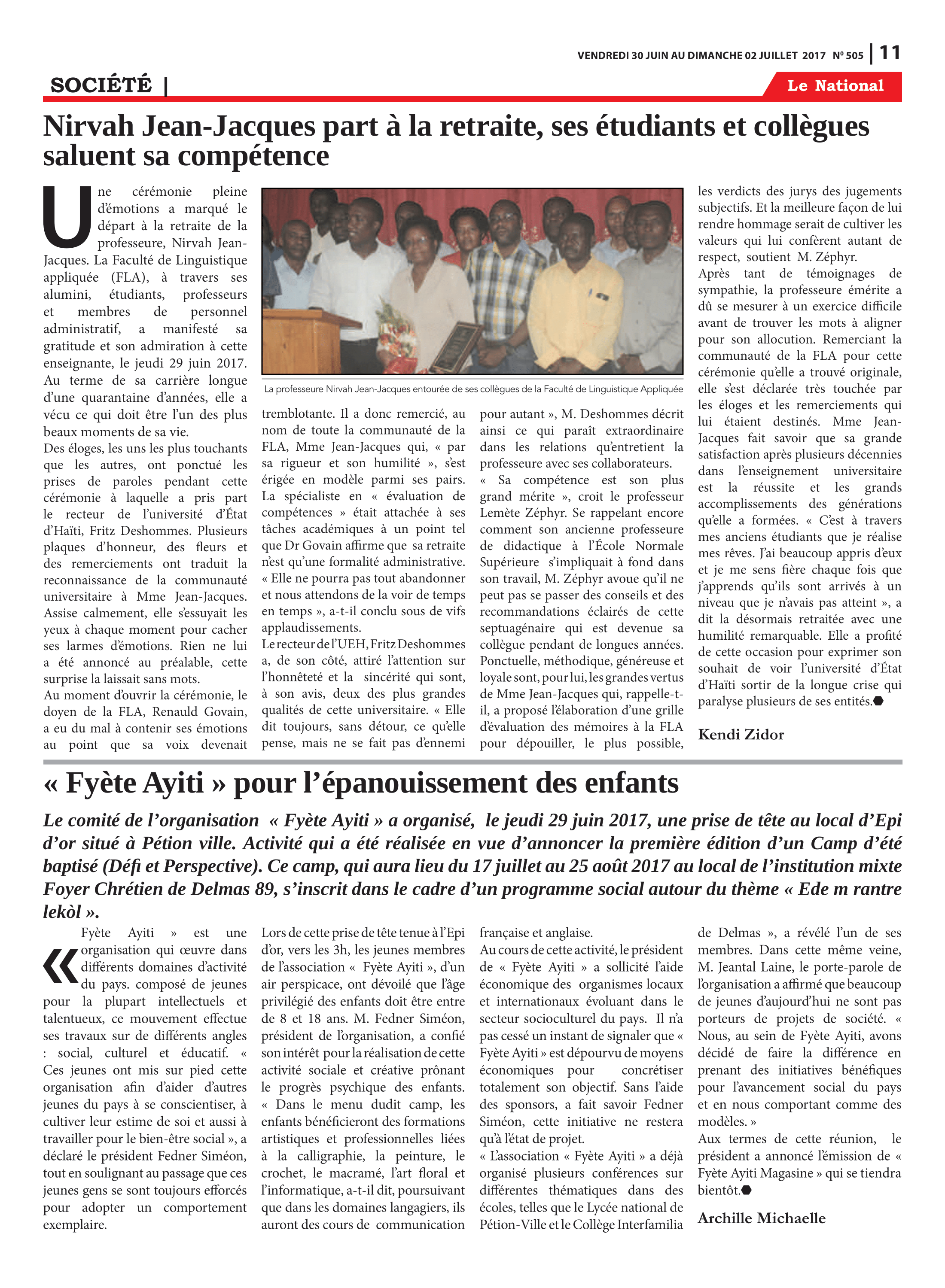 Page 11 de l'édition 486