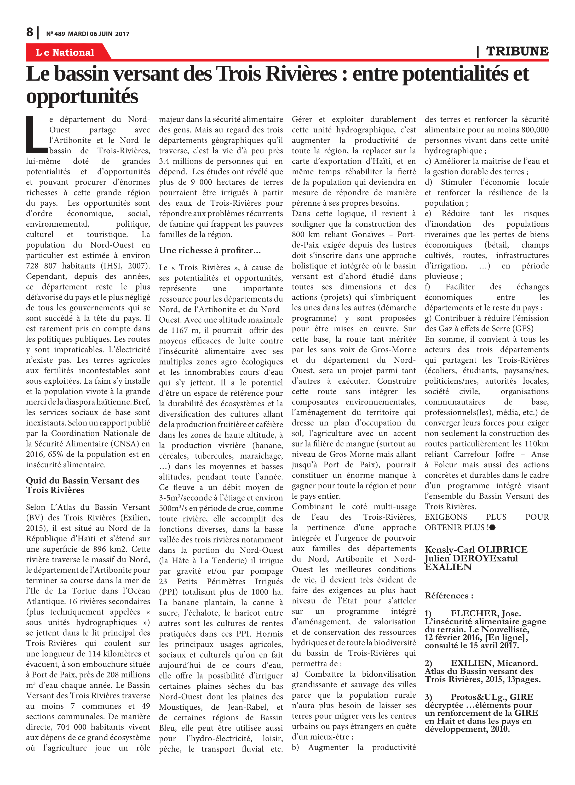 Page 8 de l'édition 489