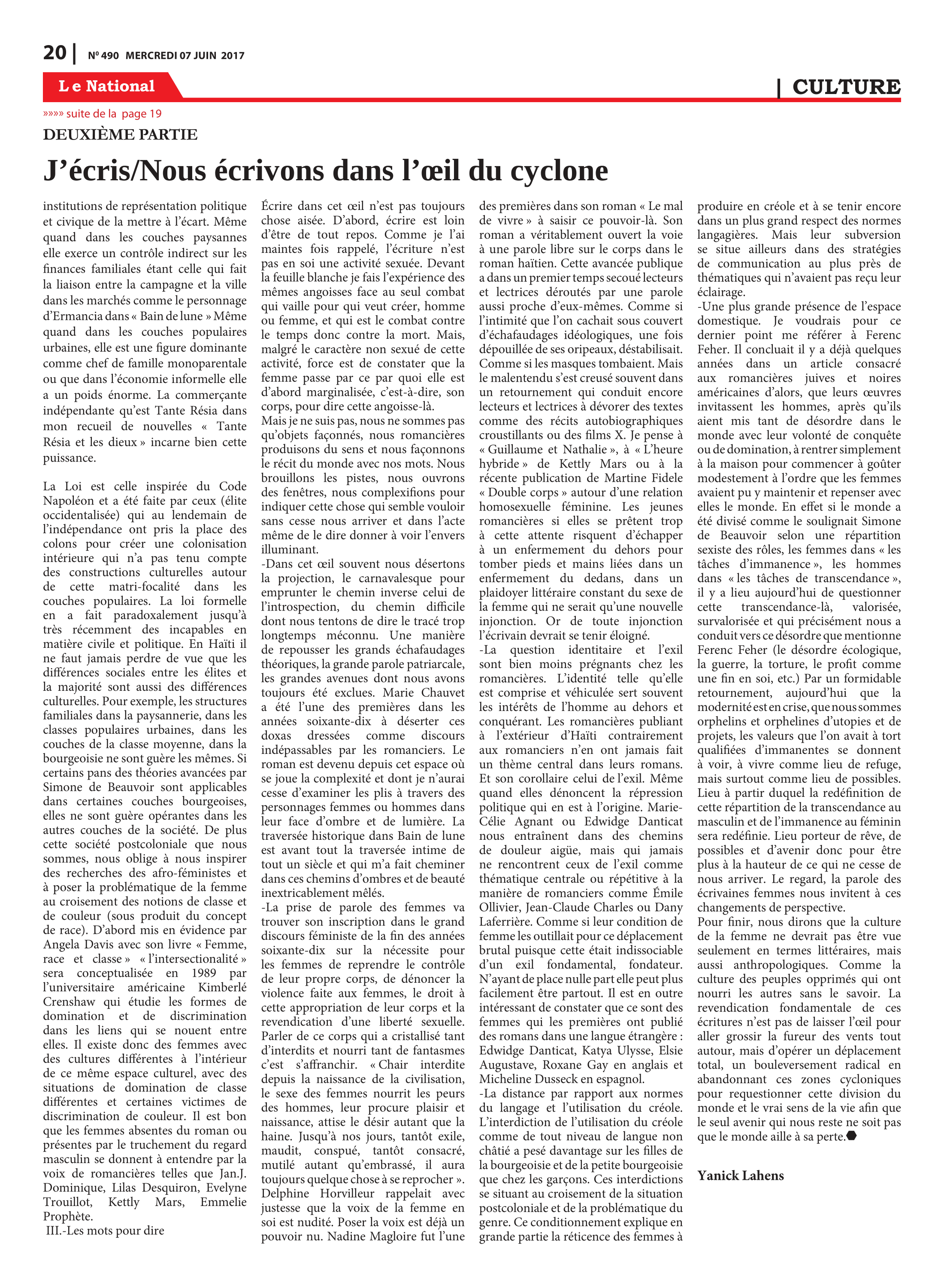 Page 20 de l'édition 490