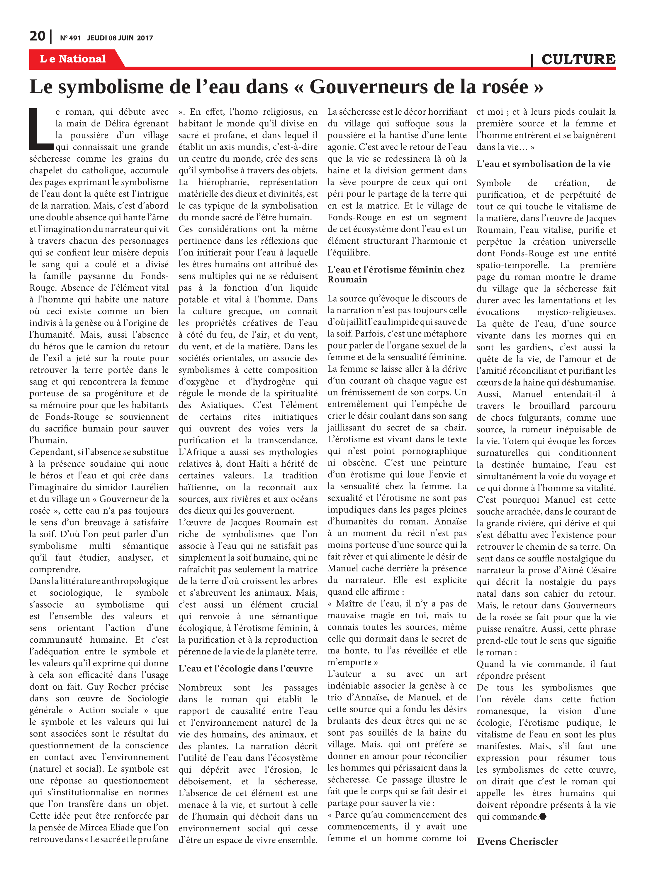 Page 20 de l'édition 491