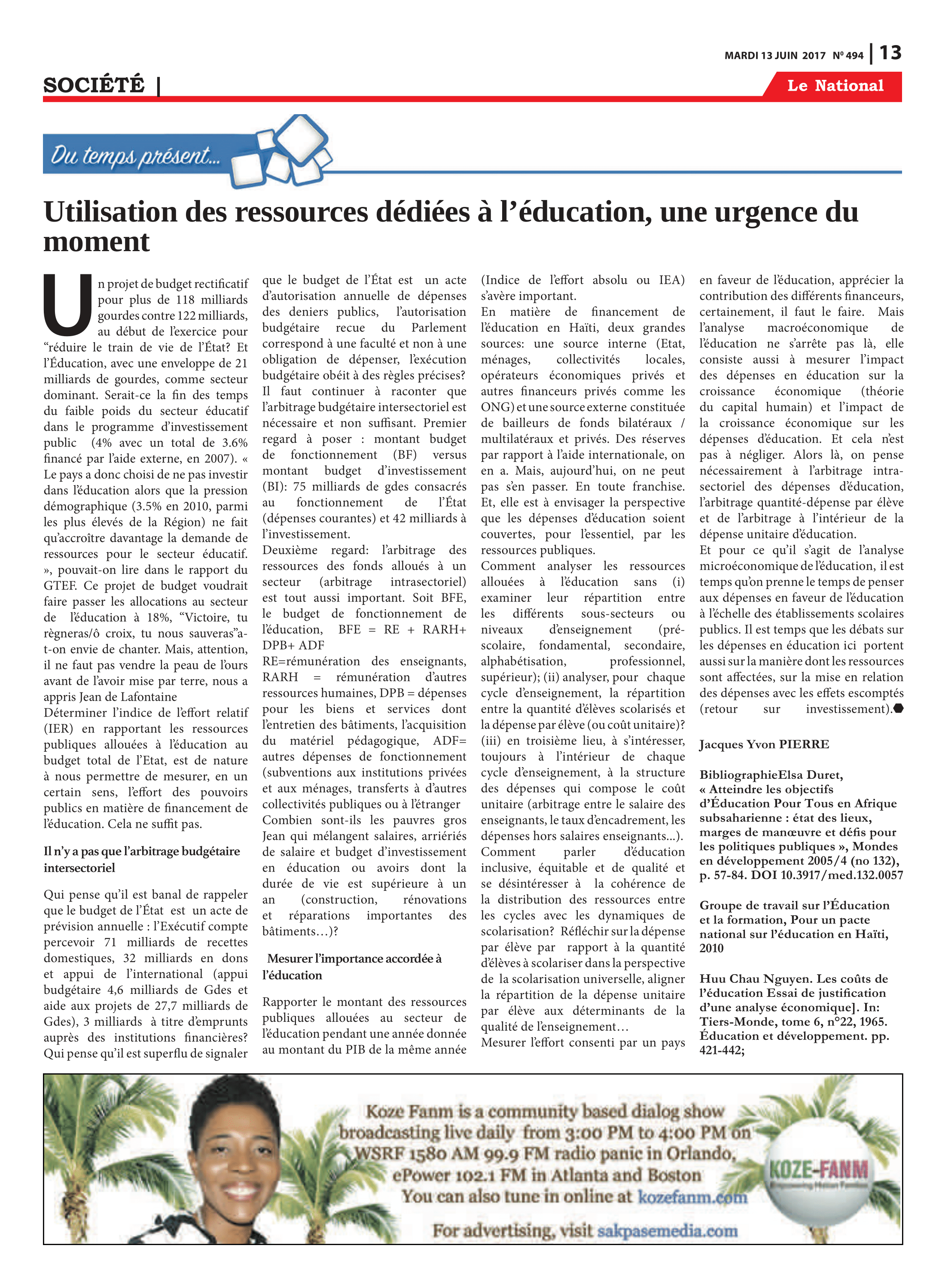 Page 13 de l'édition 494
