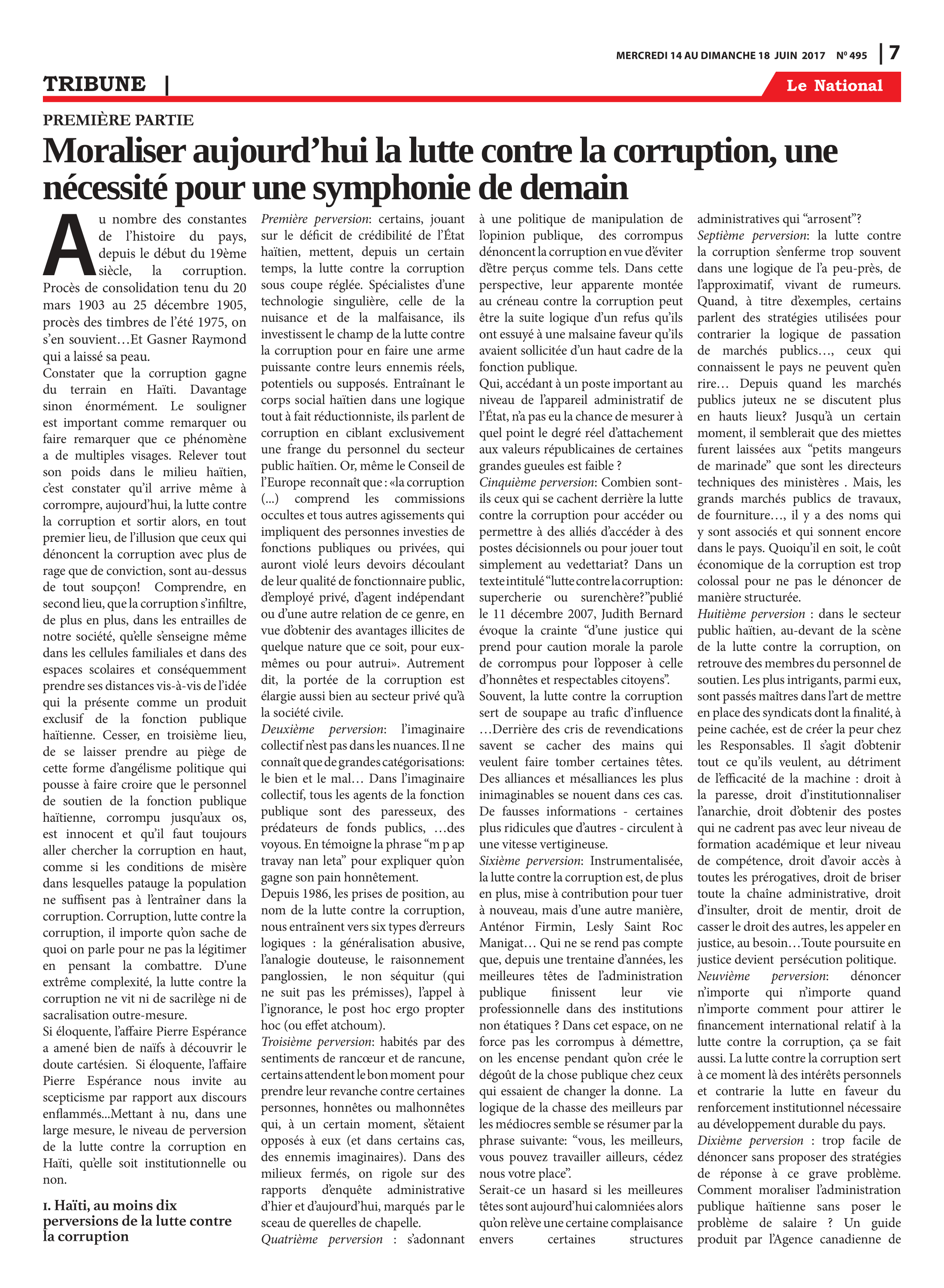Page 7 de l'édition 495